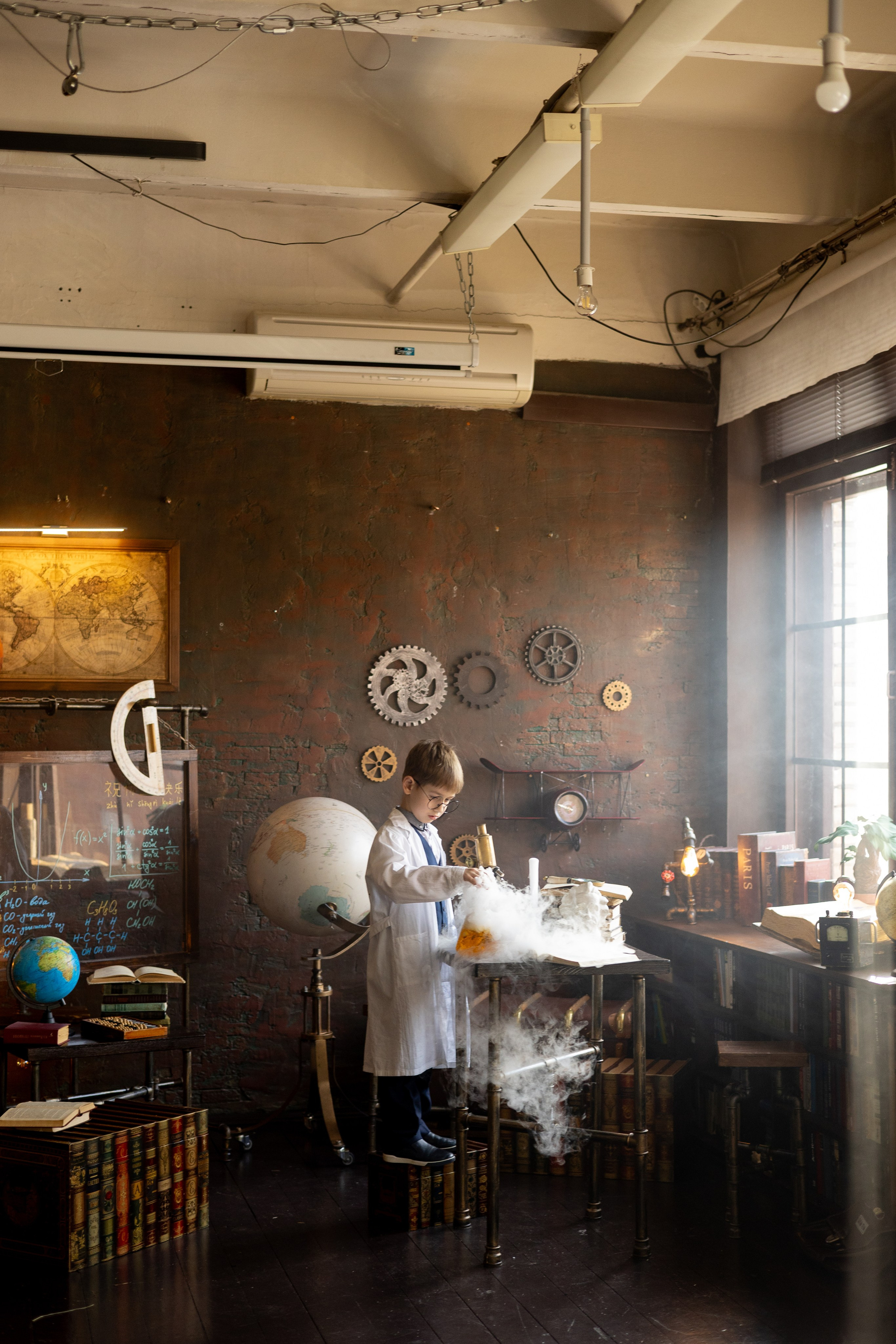 Фотосессия в лаборатории. Семейный фотограф в Москве Марина Петра