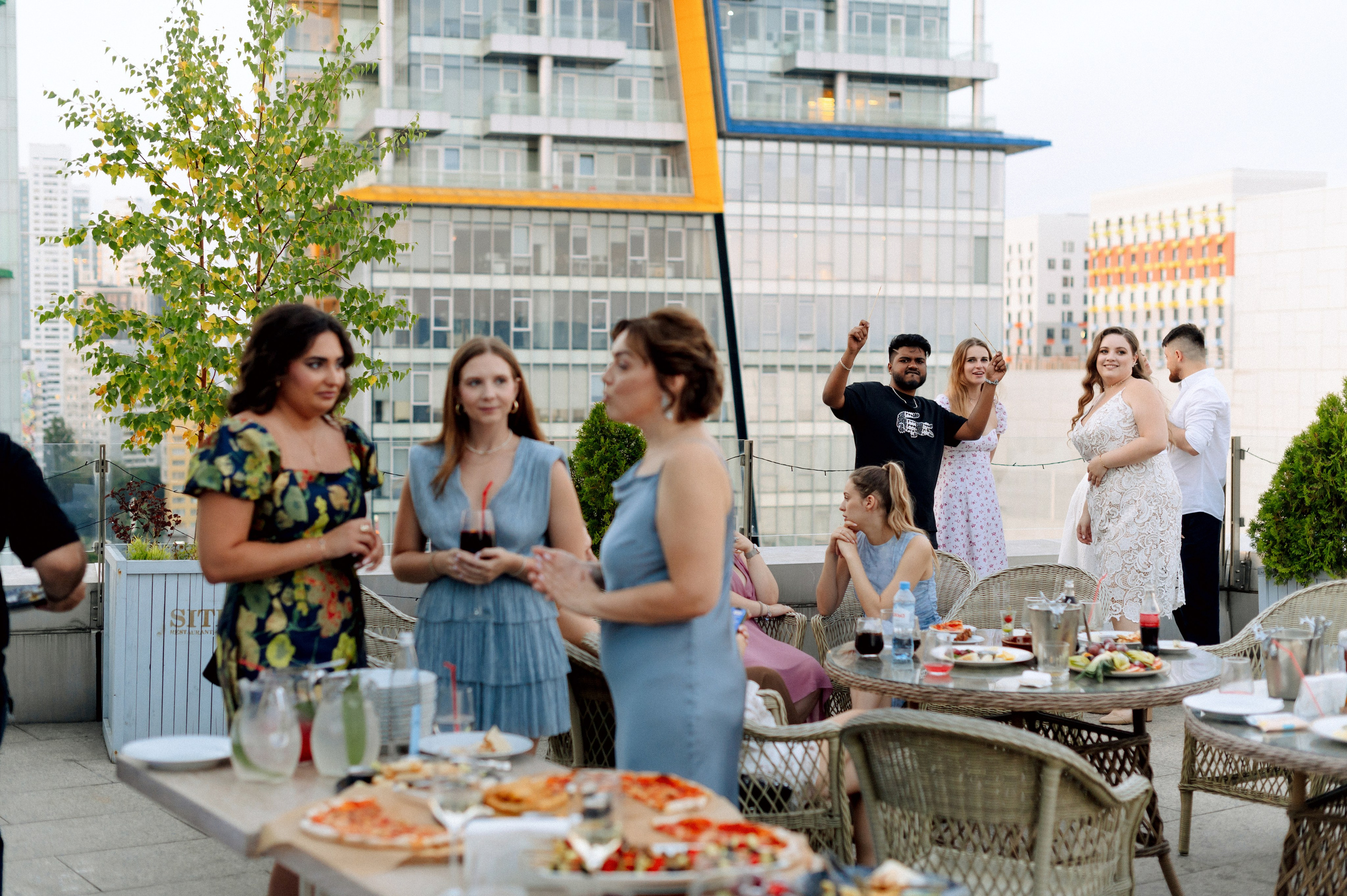 Rooftop party. Шашкова Вероника / Свадебный и семейный фотограф Москва и Ярославль