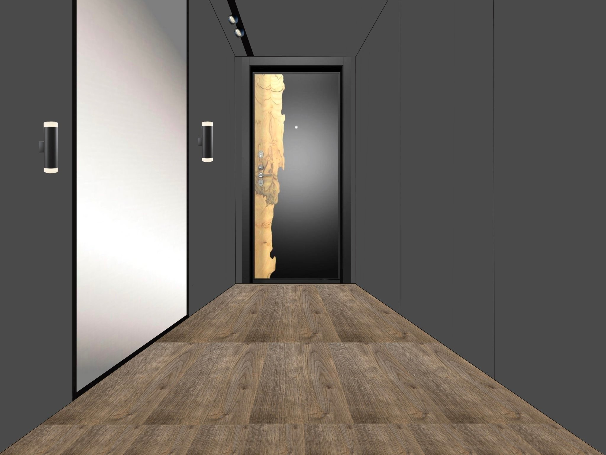 Лофт в ЖК «NOW» (эскизная визуализация). Дизайнер интерьера Квасова Вероника