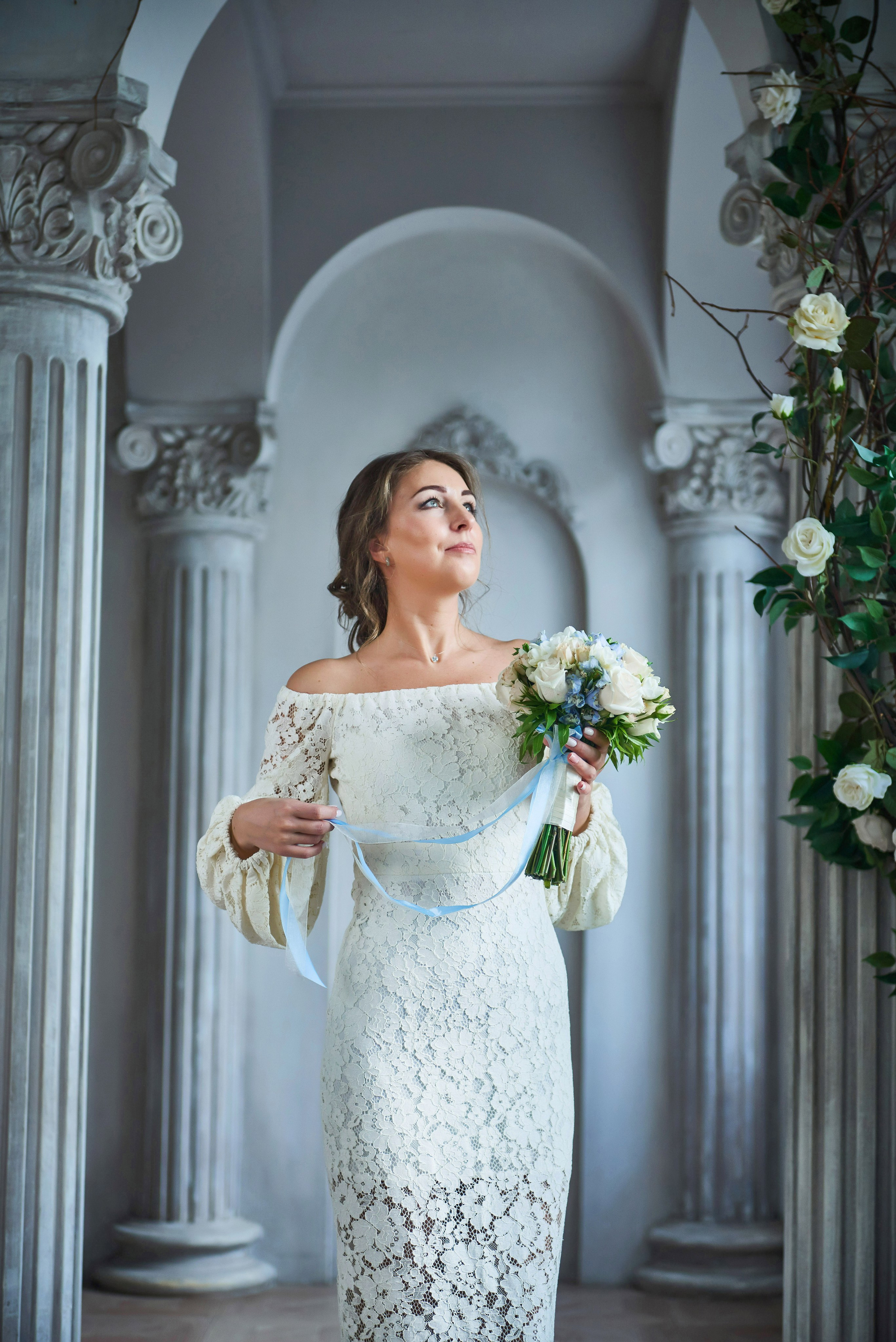 Свадебная фотосессия в студии. Портретный, семейный и свадебный фотограф в Санкт-Петербурге и в Пушкине Ширяев Денис