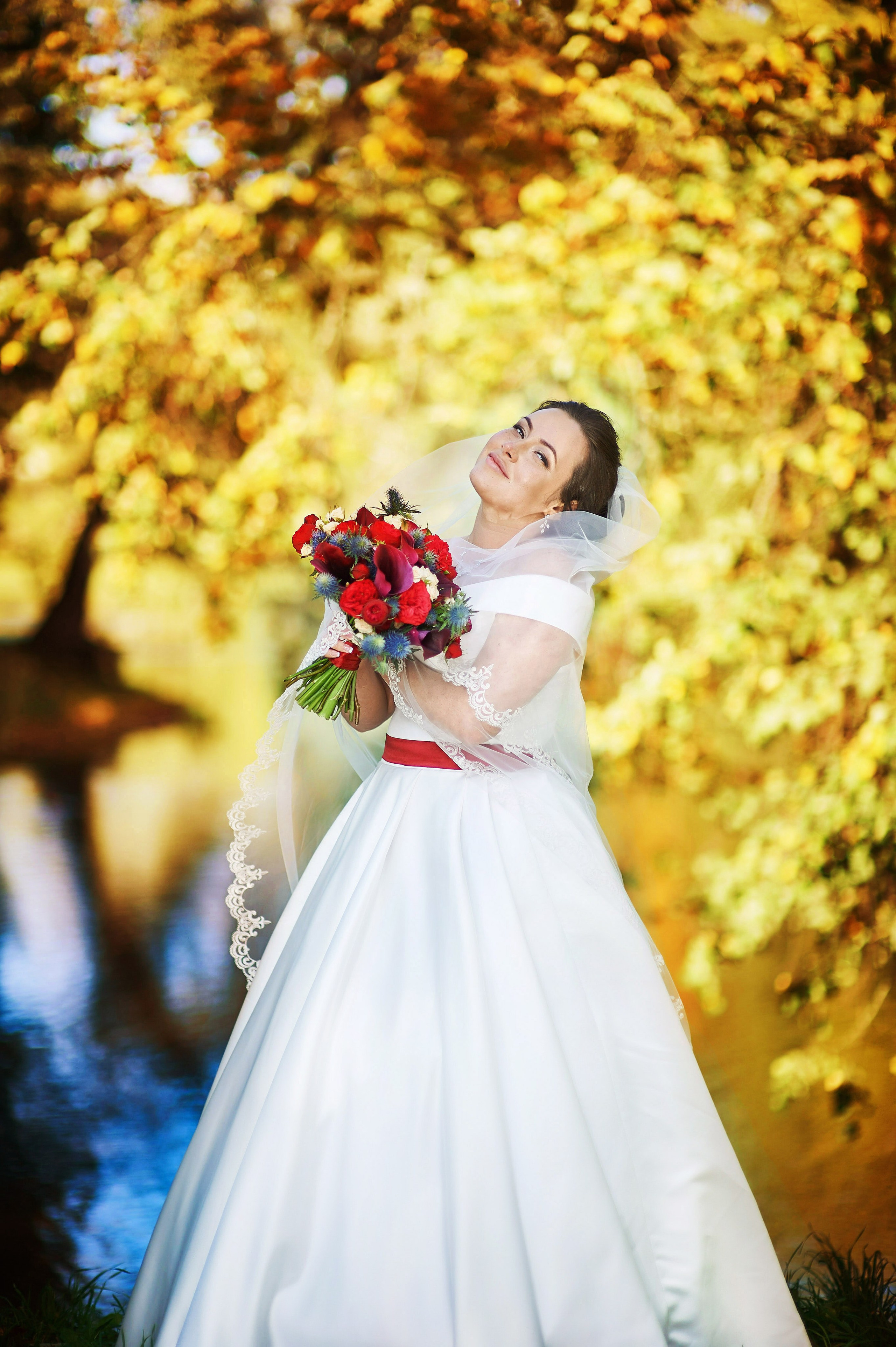 Ангелина и Сергей (фотосессия в осеннем Пушкине). Портретный, семейный и свадебный фотограф в Санкт-Петербурге и в Пушкине Ширяев Денис