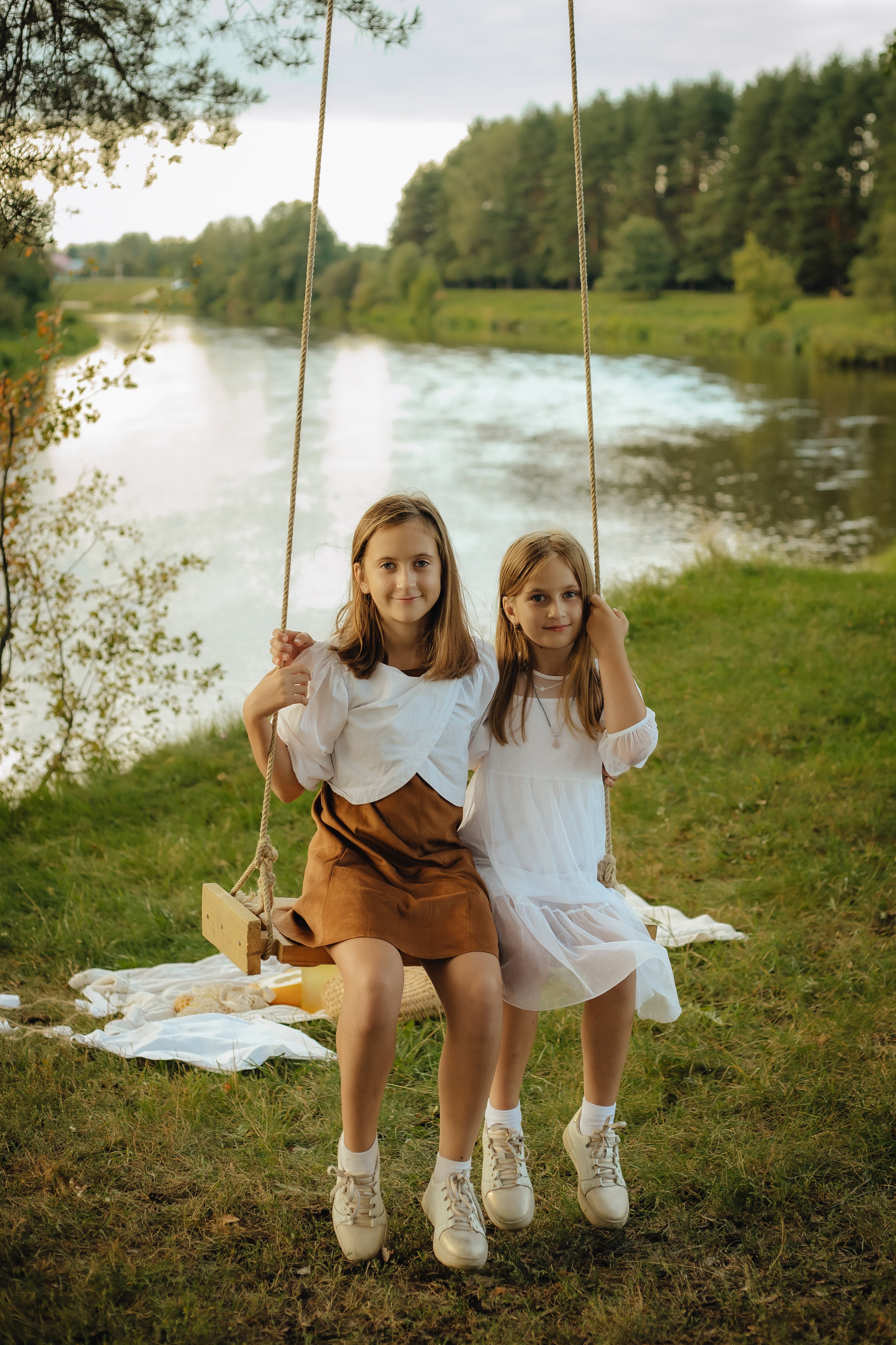 Анастасия и Роман с дочками. Семейный фотограф в Москве и Московской области Лазутина Валентина