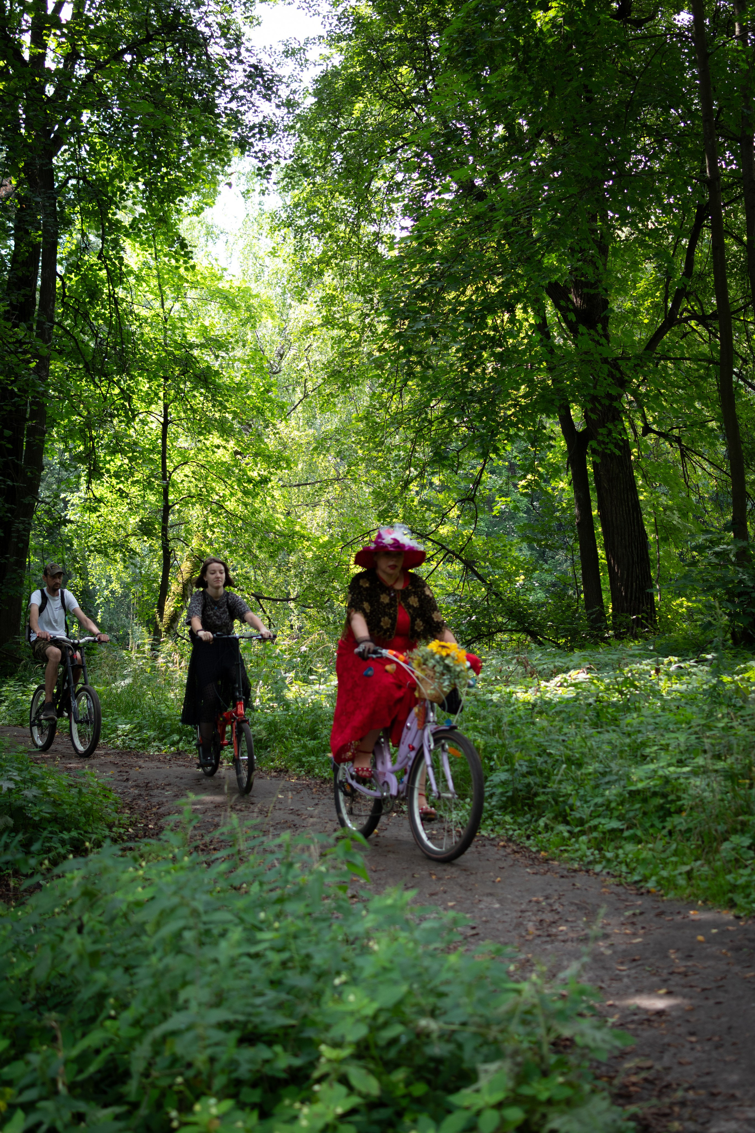 «Леди на велосипеде» — велопробег по г. Жуковскому 2025. Репортажный фотограф Сыбер Мартти