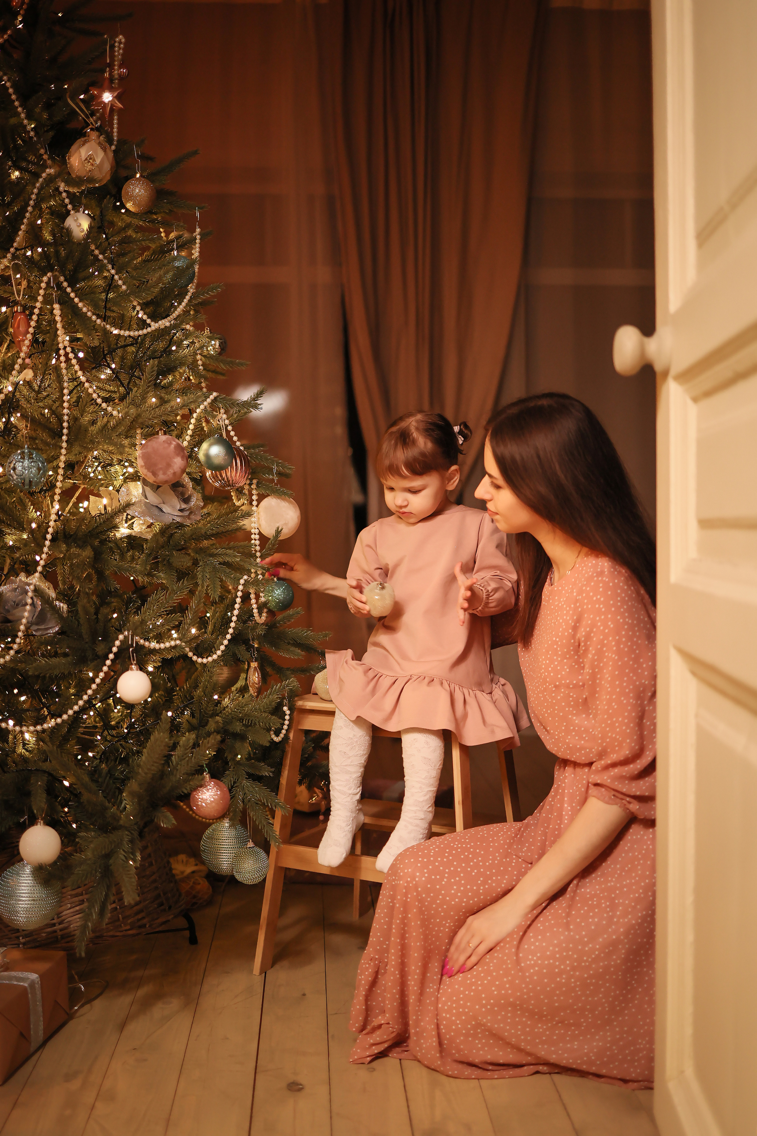 Новогодняя семейная фотосессия. Детский и семейный фотограф Ирина Соколова. Москва, Лыткарино