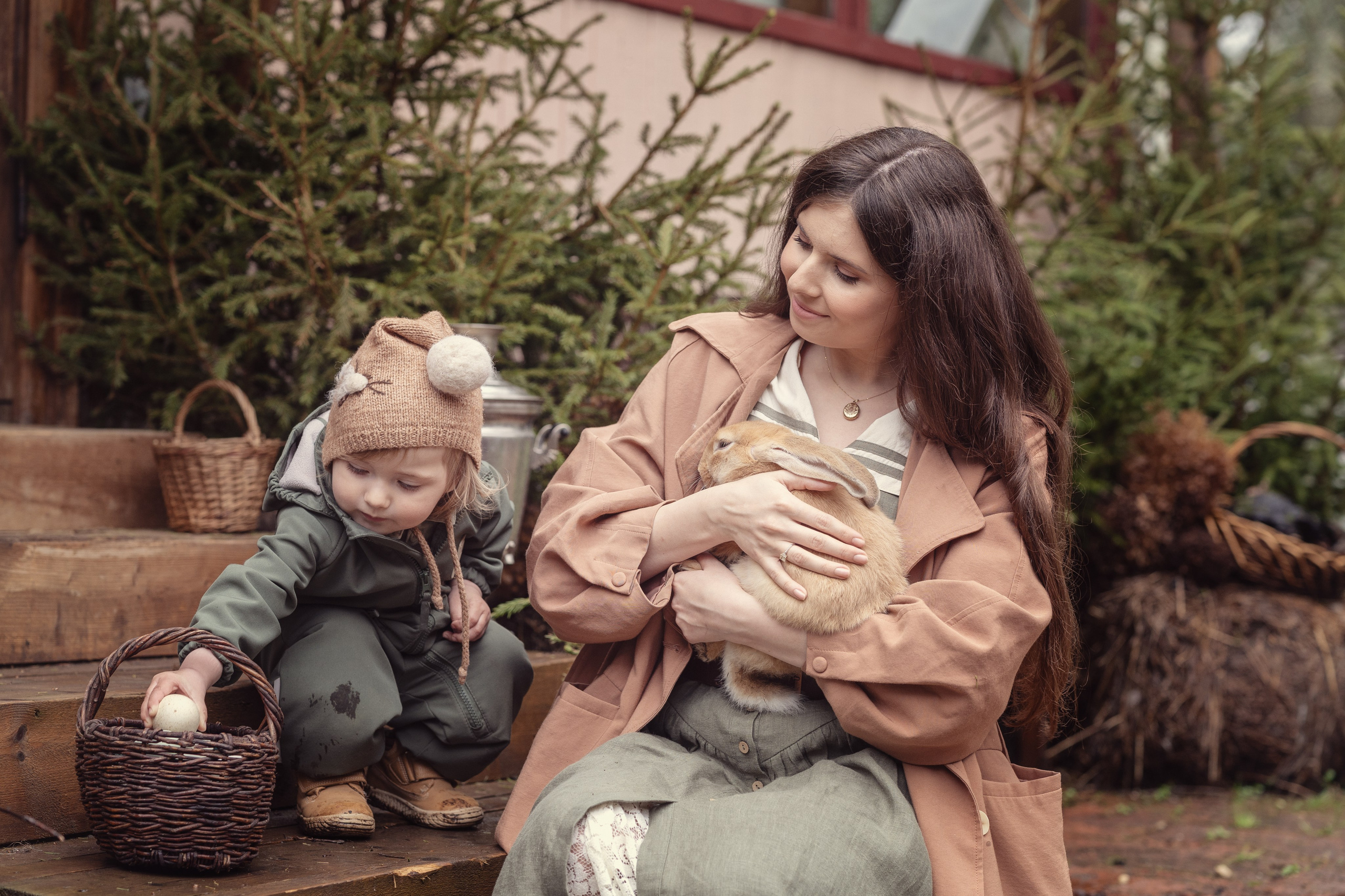 Пасхальный кролик. Семейный фотограф Новая Рига (Звенигород, Истра) Евгения Литовченко