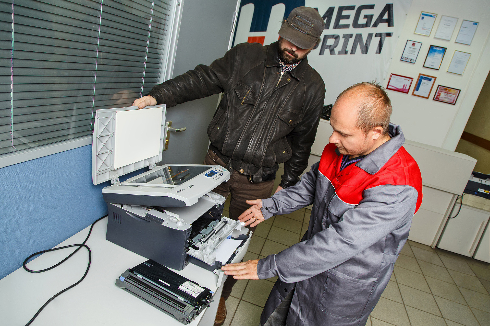 Мегапринт: съемка рабочего процесса. Рекламный и предметный фотограф Марченков Антон