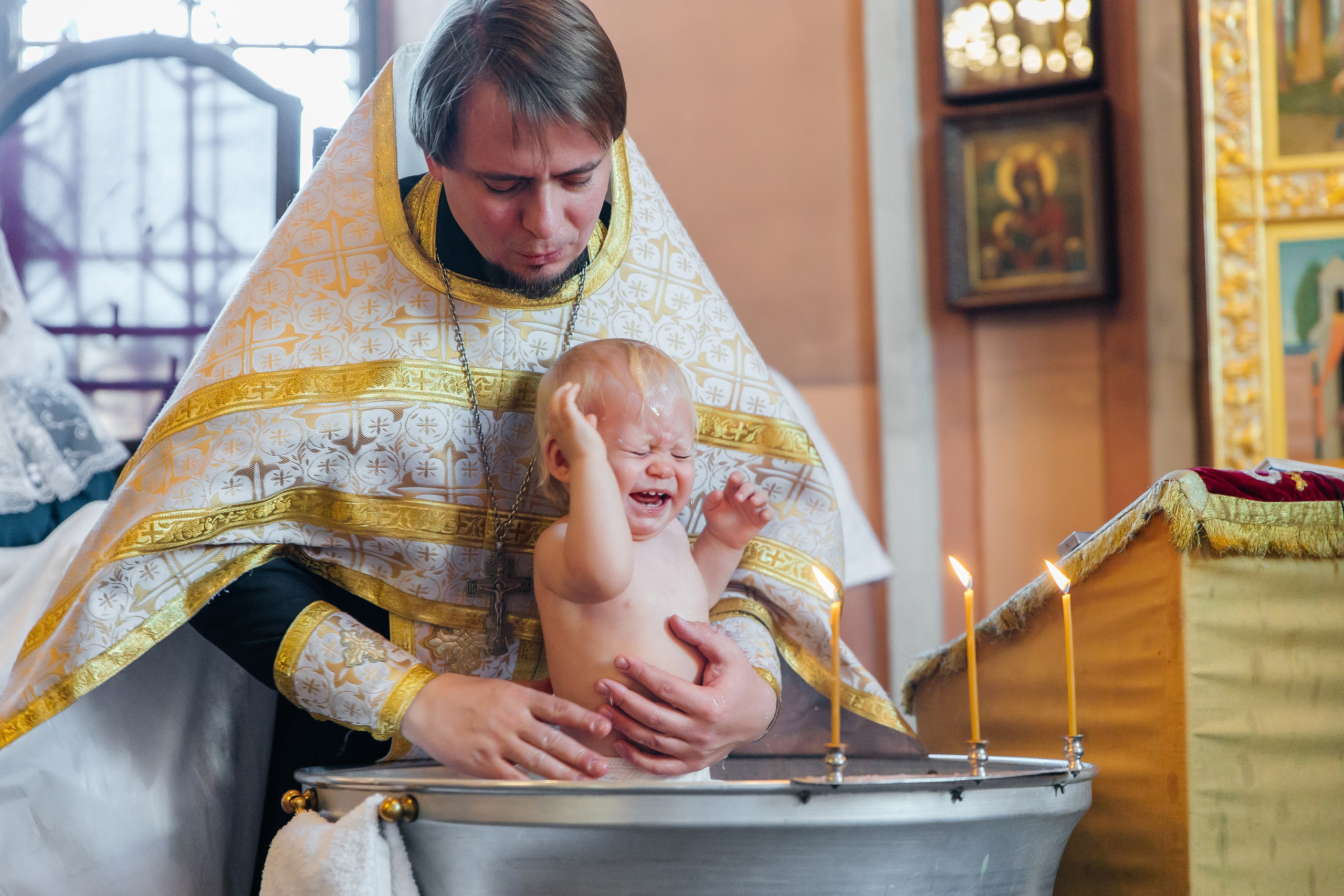 Таинство крещения Макара (18 октября 2025). Свадебный и семейный фотограф Крамар Наталья