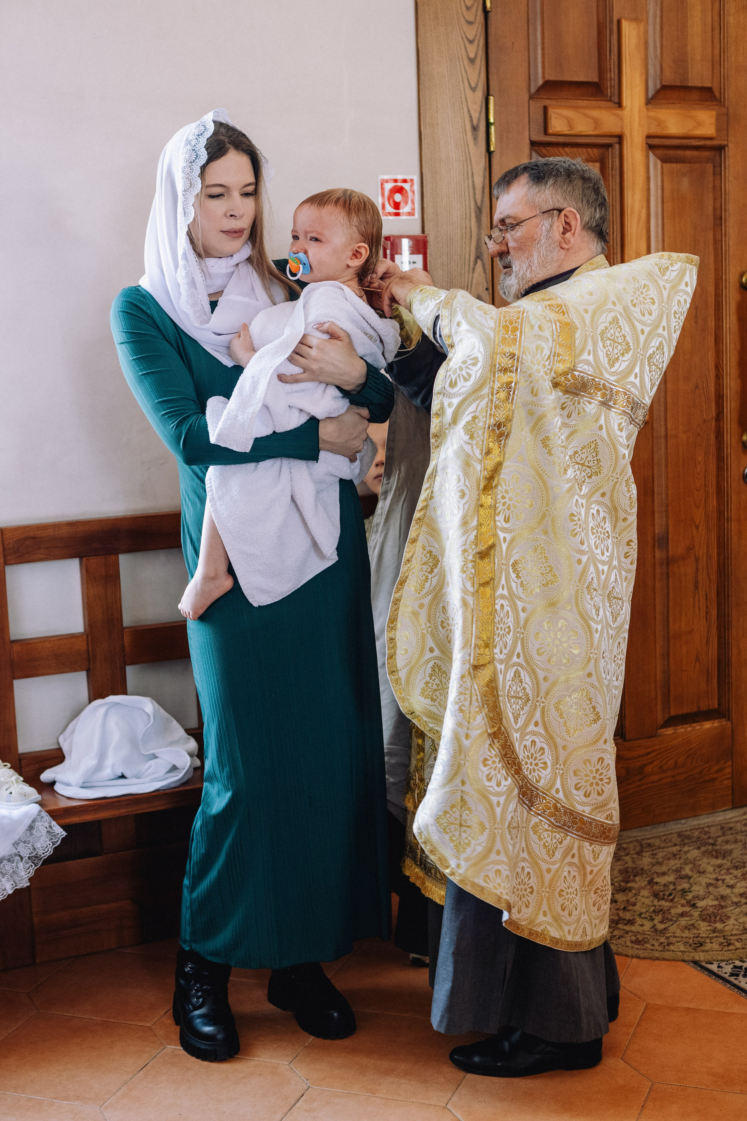 Крещение Артема и Полины. Фотограф в Курске Смирнов Евгений