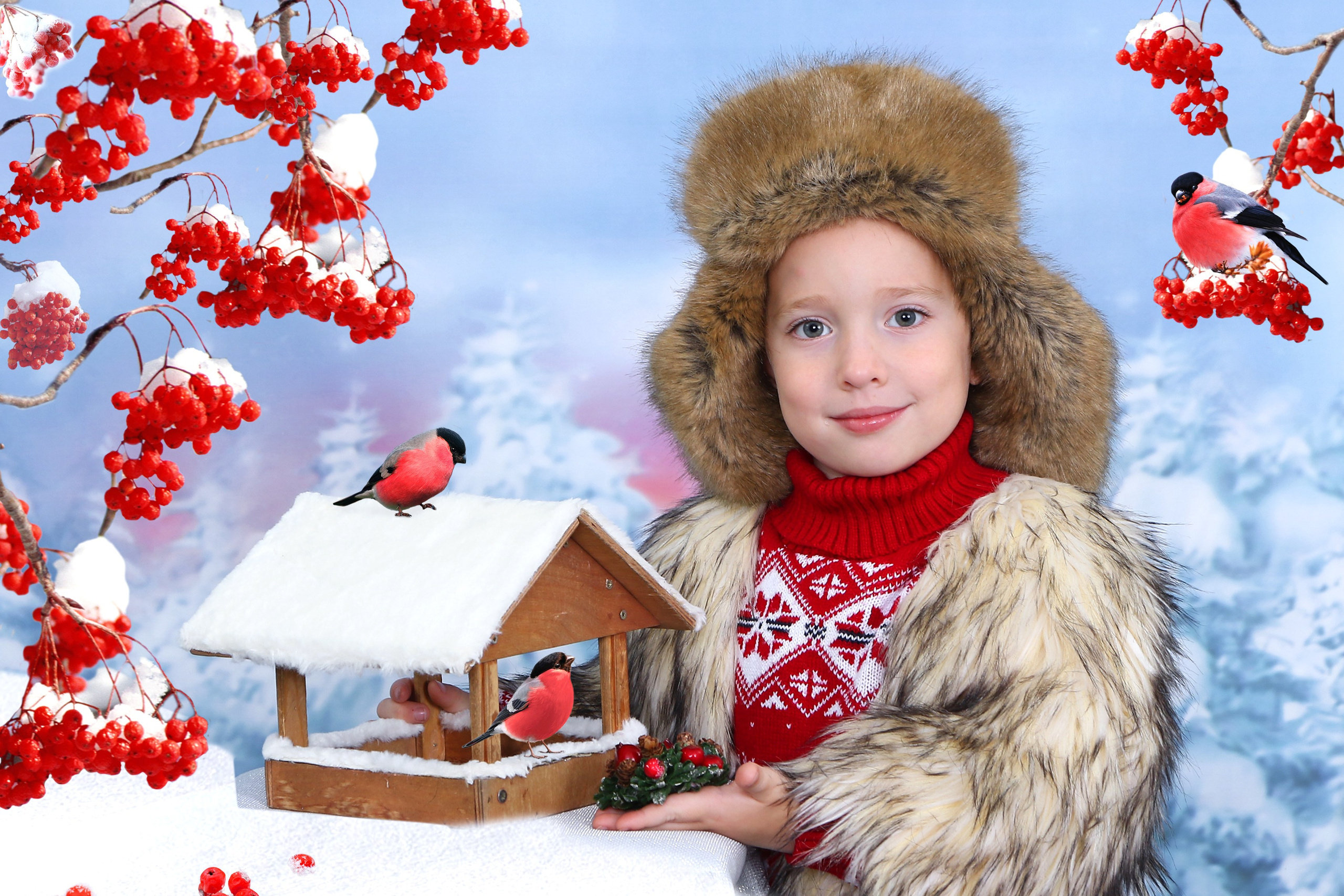 КОМПАНИЯ КРАЙФОТО ФОТОСЕССИЯ СНЕГИРИ