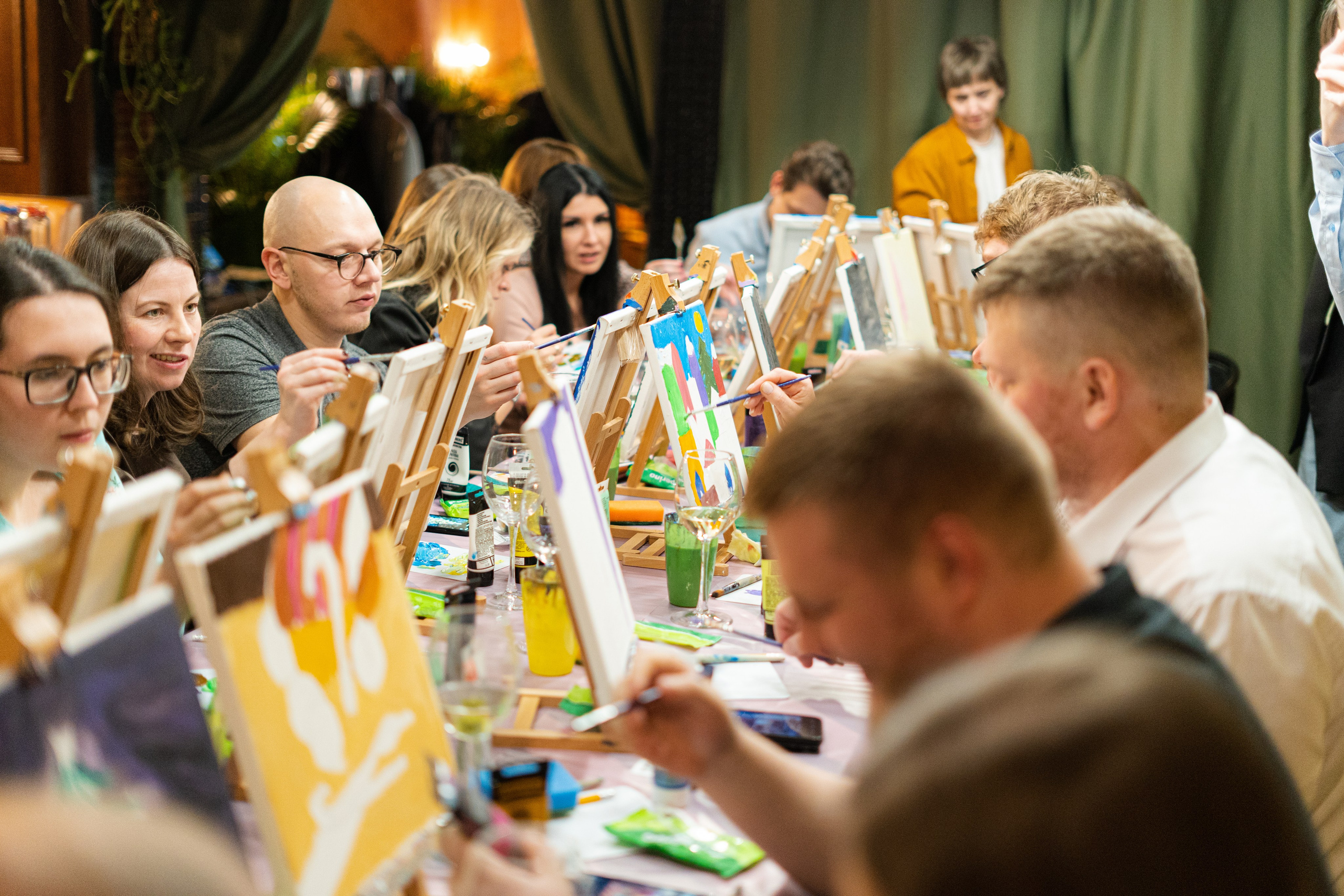 Корпоратив Teach Me Art 2. Портретный фотограф в Москве и Санкт-Петербурге Арина Чех