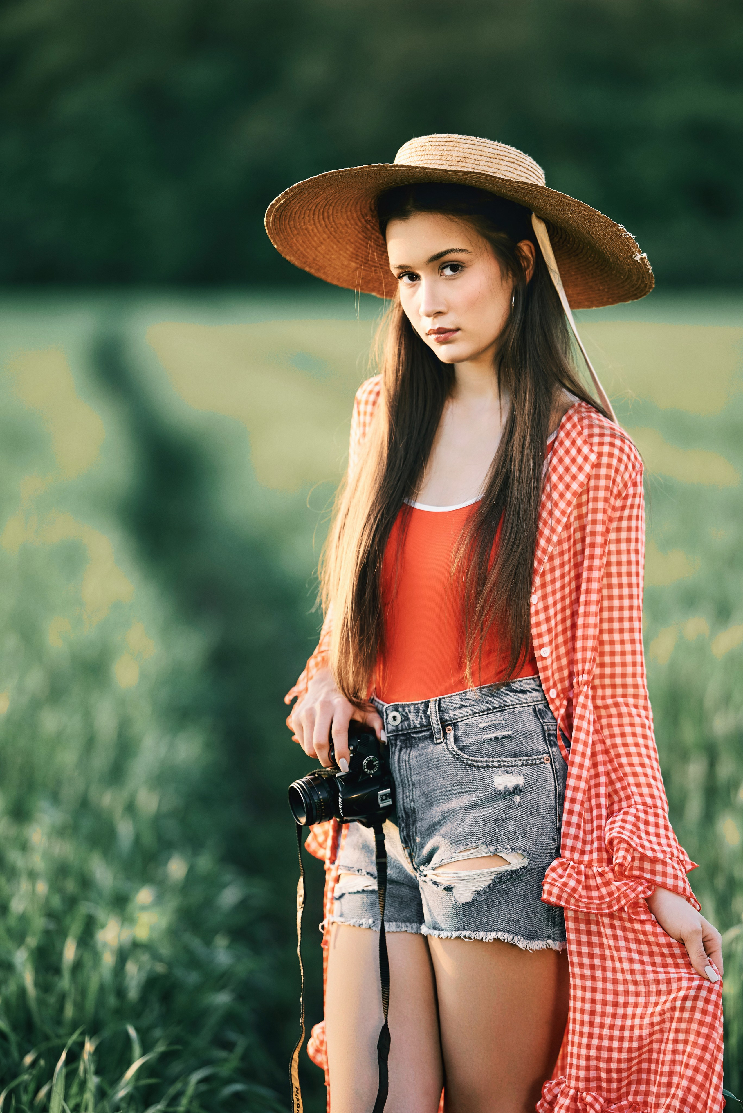 Анна и закат. Фотограф Денис Кривопусков