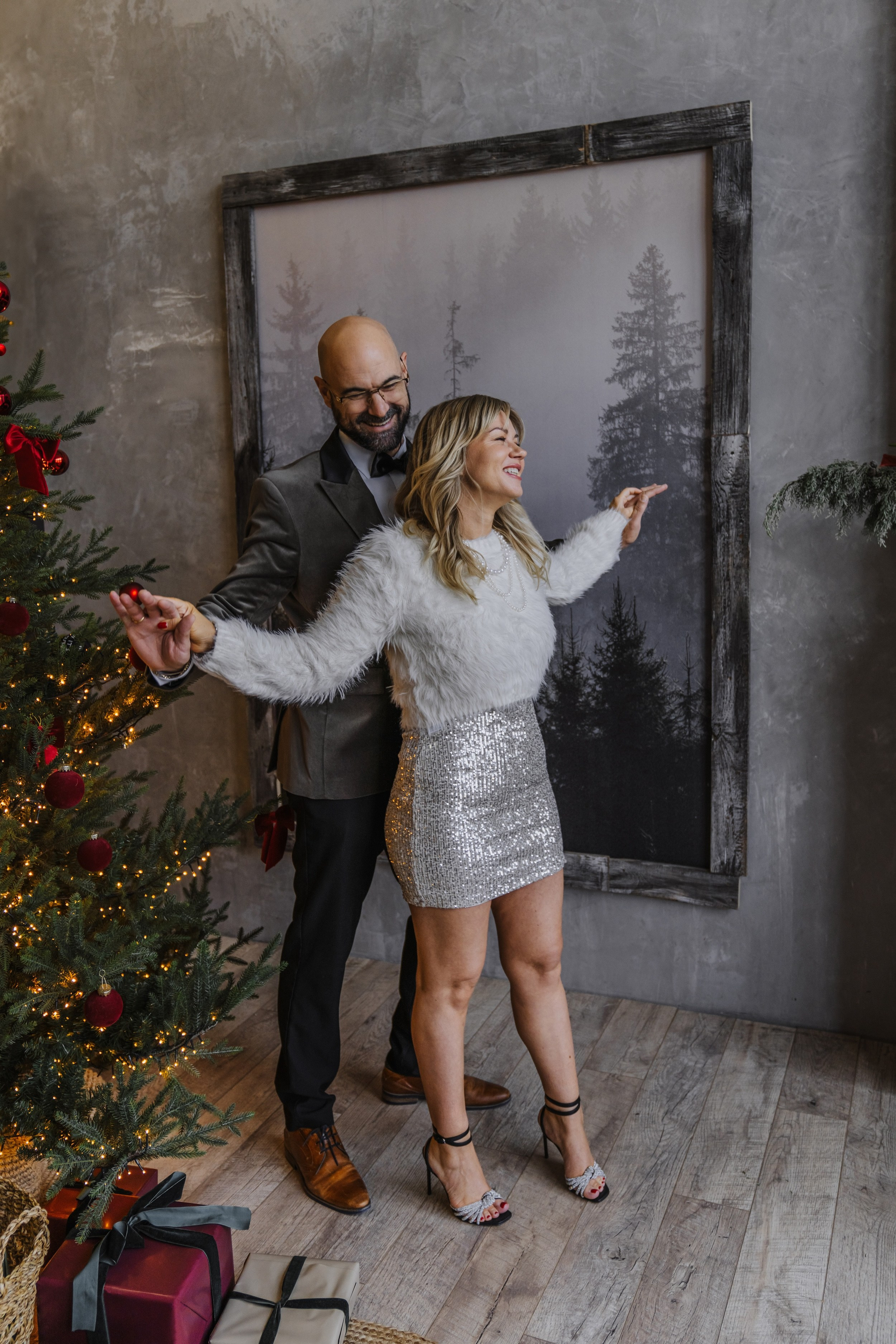 Лиза, Скарлетт, Винсент и Деннис. Минск, Рождество. Olga Modjaro