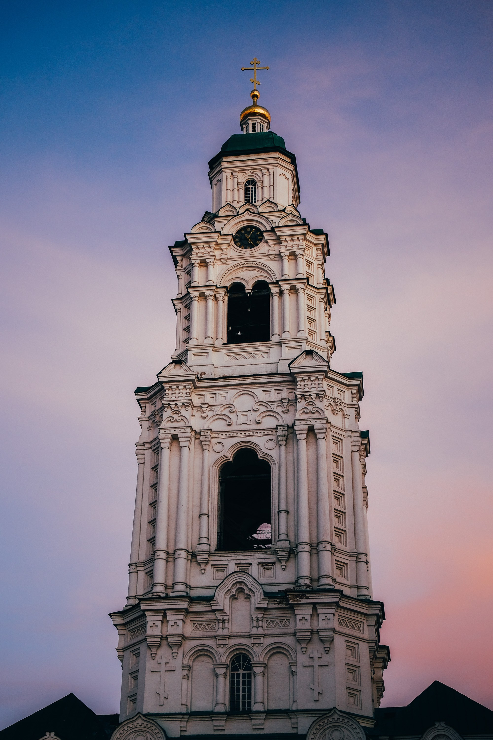 Розовый закат. Фотограф Анатолий Деникин