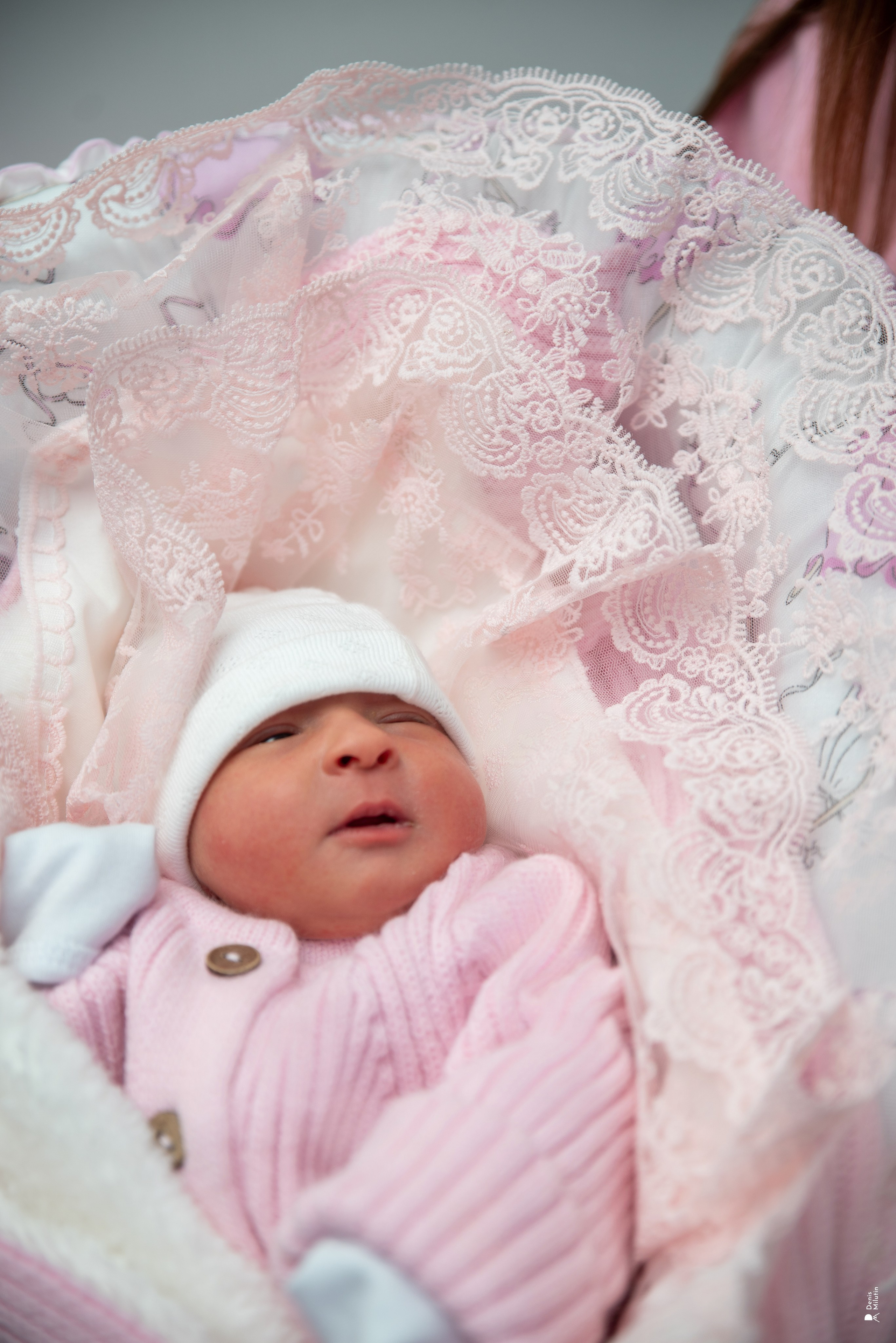 Выписка из роддома. Портретный фотограф Денис Милютин