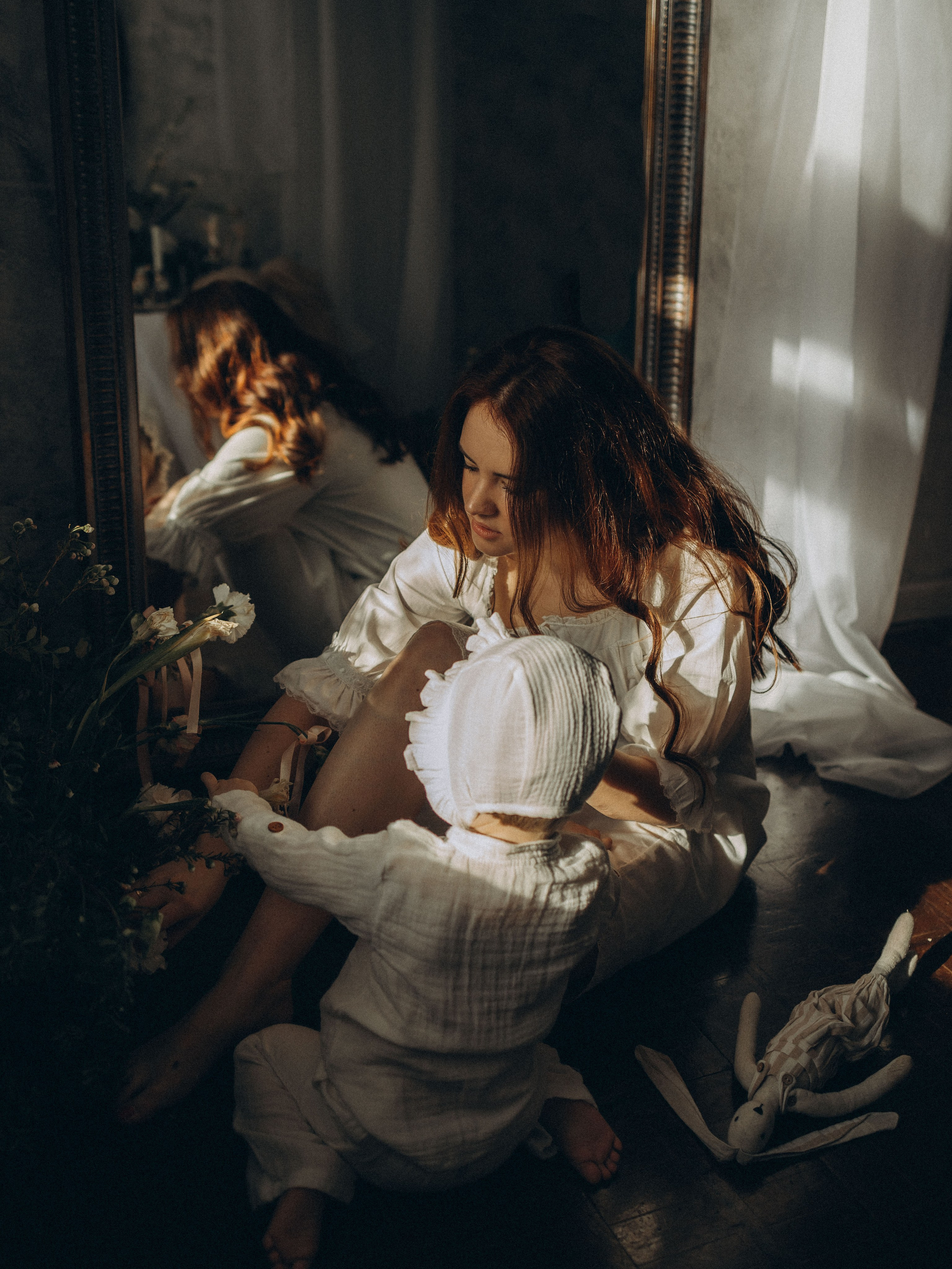 Мама и сын. Фотограф Дарья Соколовская