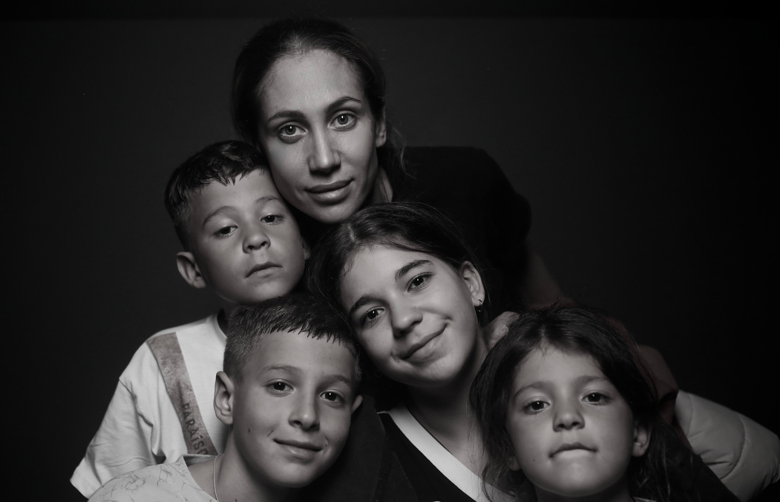 Семейные фото в студии. Фотограф и художник в Москве Евгения Нюнина