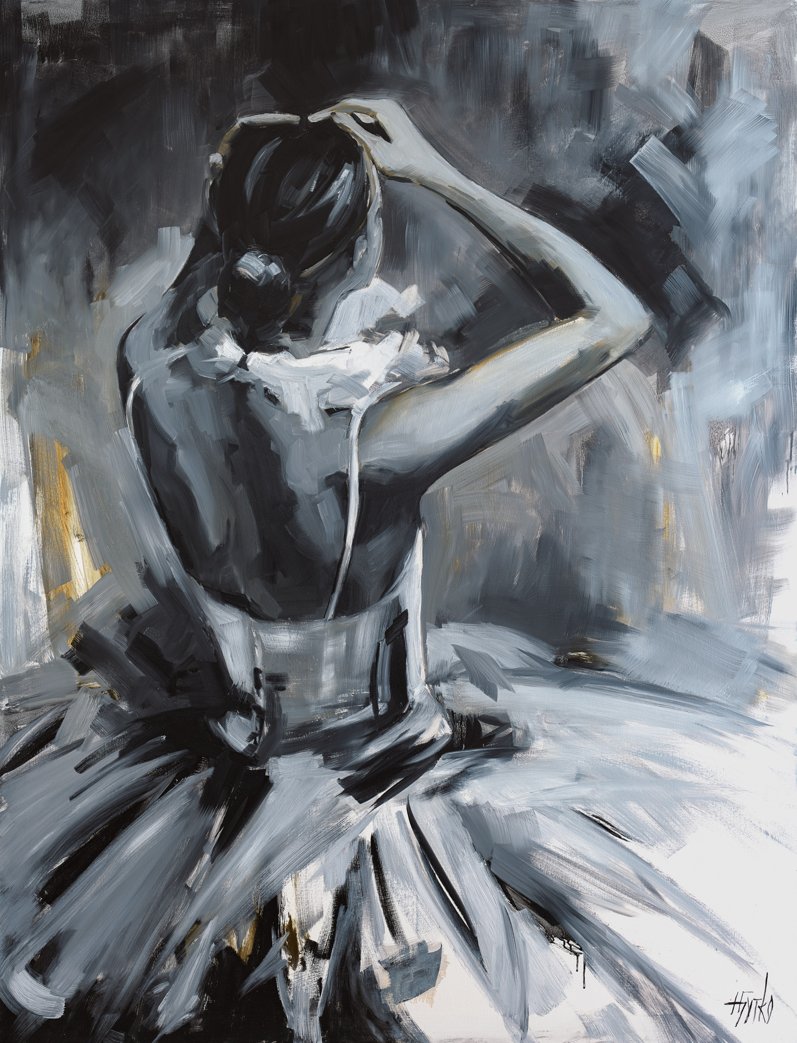 «Царевна-лебедь» - художник Наталия Бутко (холст, масло, 170x130 см, 2024)