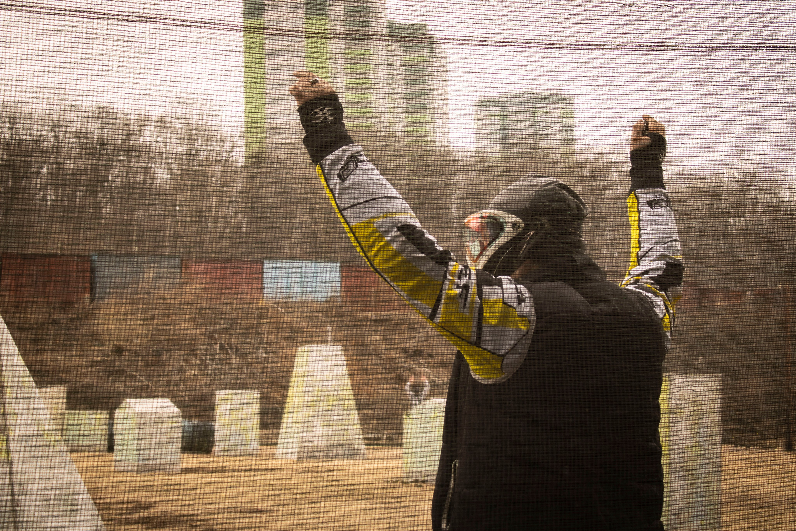 Турнир на кубок Федерации пейнтбола 6 апреля 2024 г. Фотограф г. Владивосток