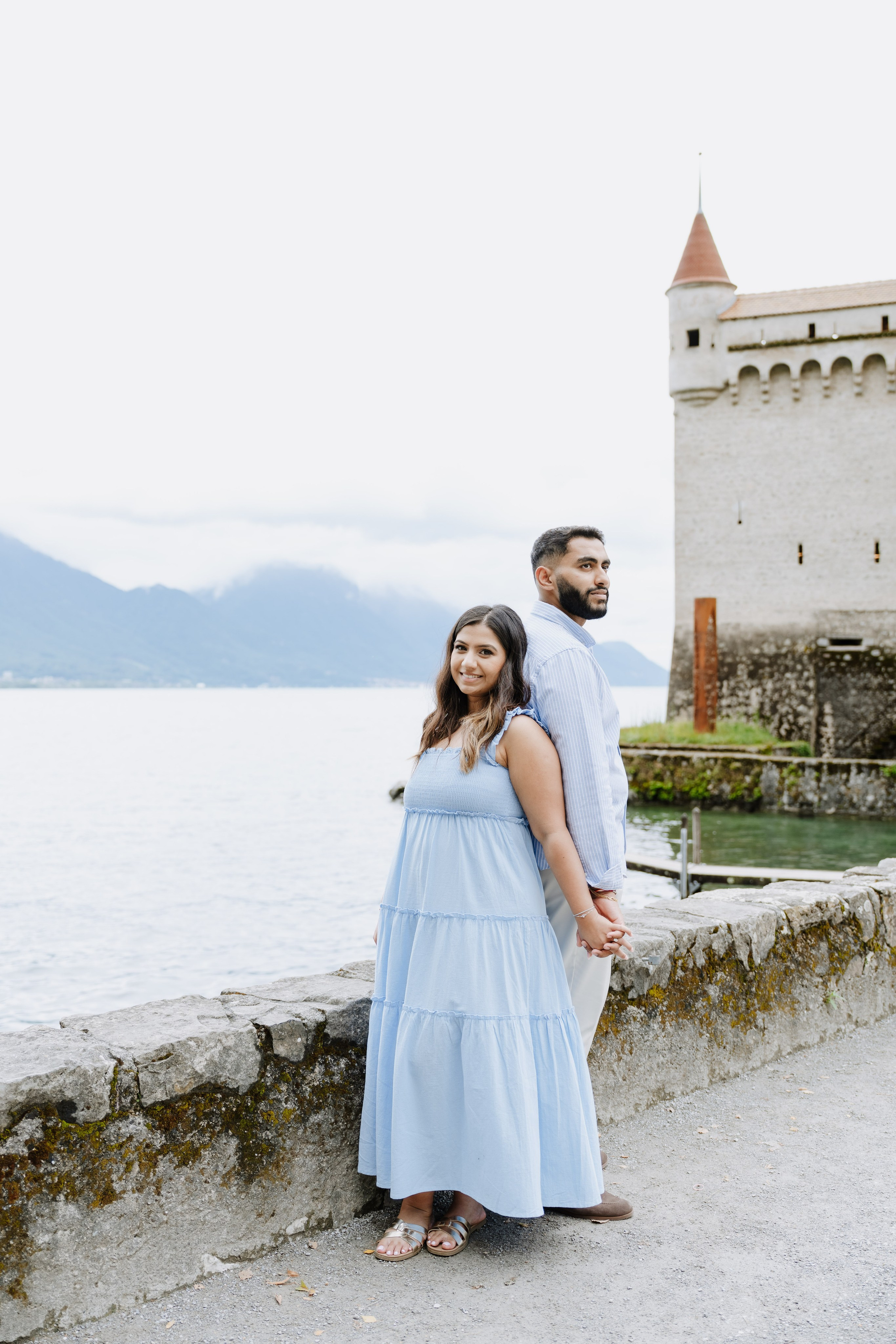 Krishna & Ravi | Proposal Montreux. Professional Wedding Photographer Geneva & Romande Switzerland | Tanya Creator