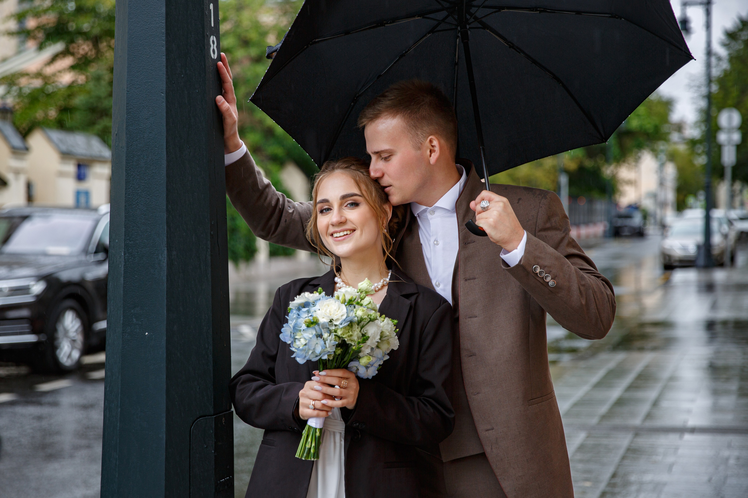Свадебная фотосессия в городе и в фотостудии. Свадебный фотограф Москва и МО Сергей Киржаев