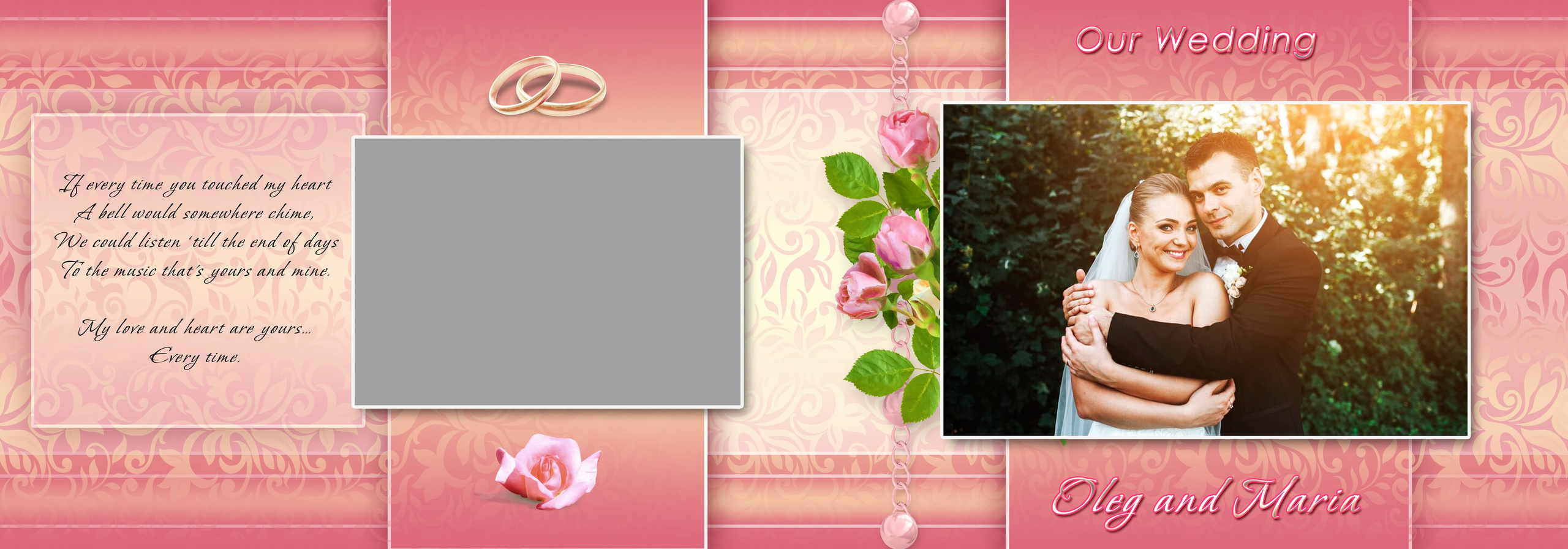 Дизайн альбом СВАДЕБНЫЙ «Розовая нежность». Medlori fotobook Выпускные альбомы в Липецке Лариса Медведева