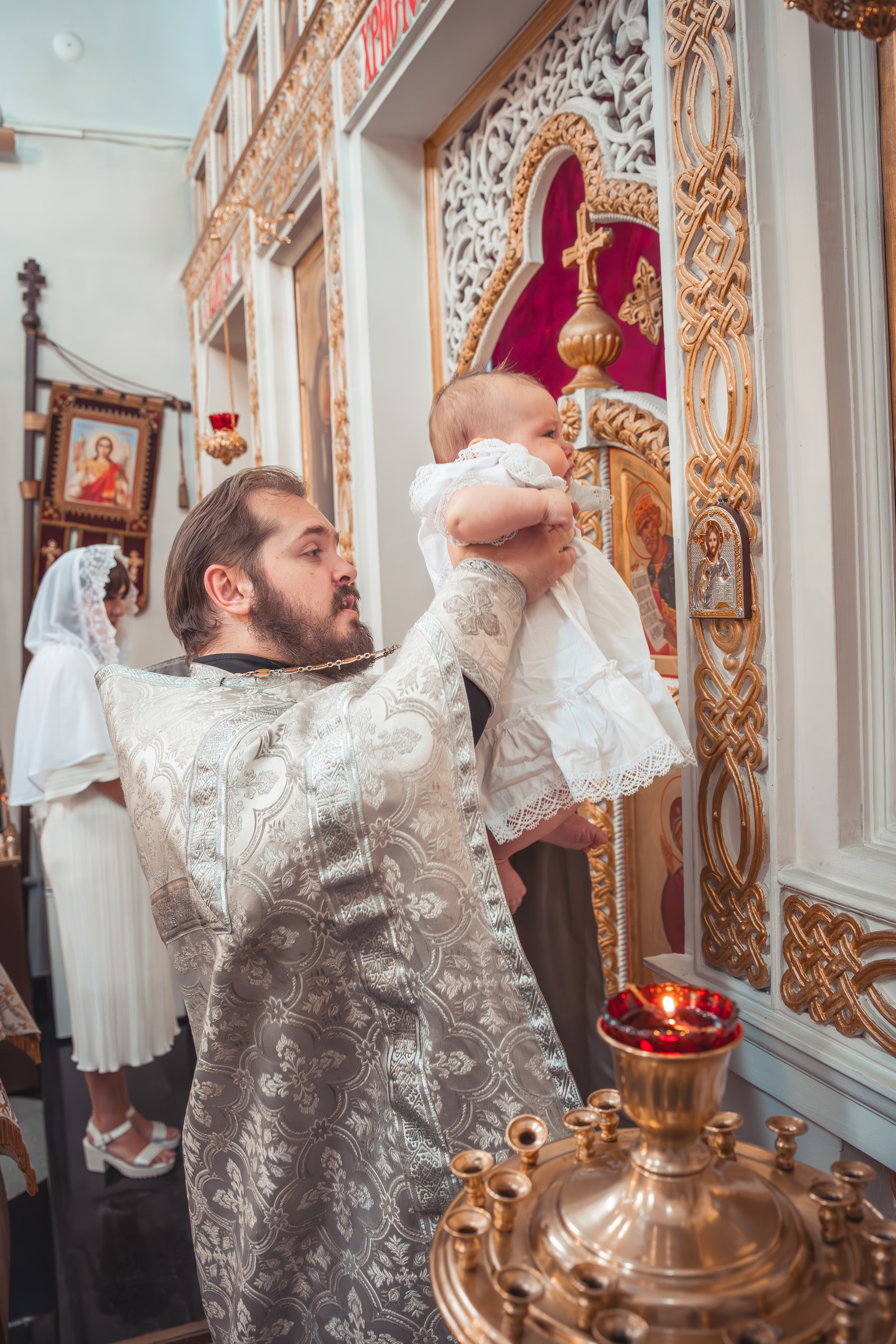 Крещение Анастасии в храме Михаила Тверского. Фотограф Евгений Егоров