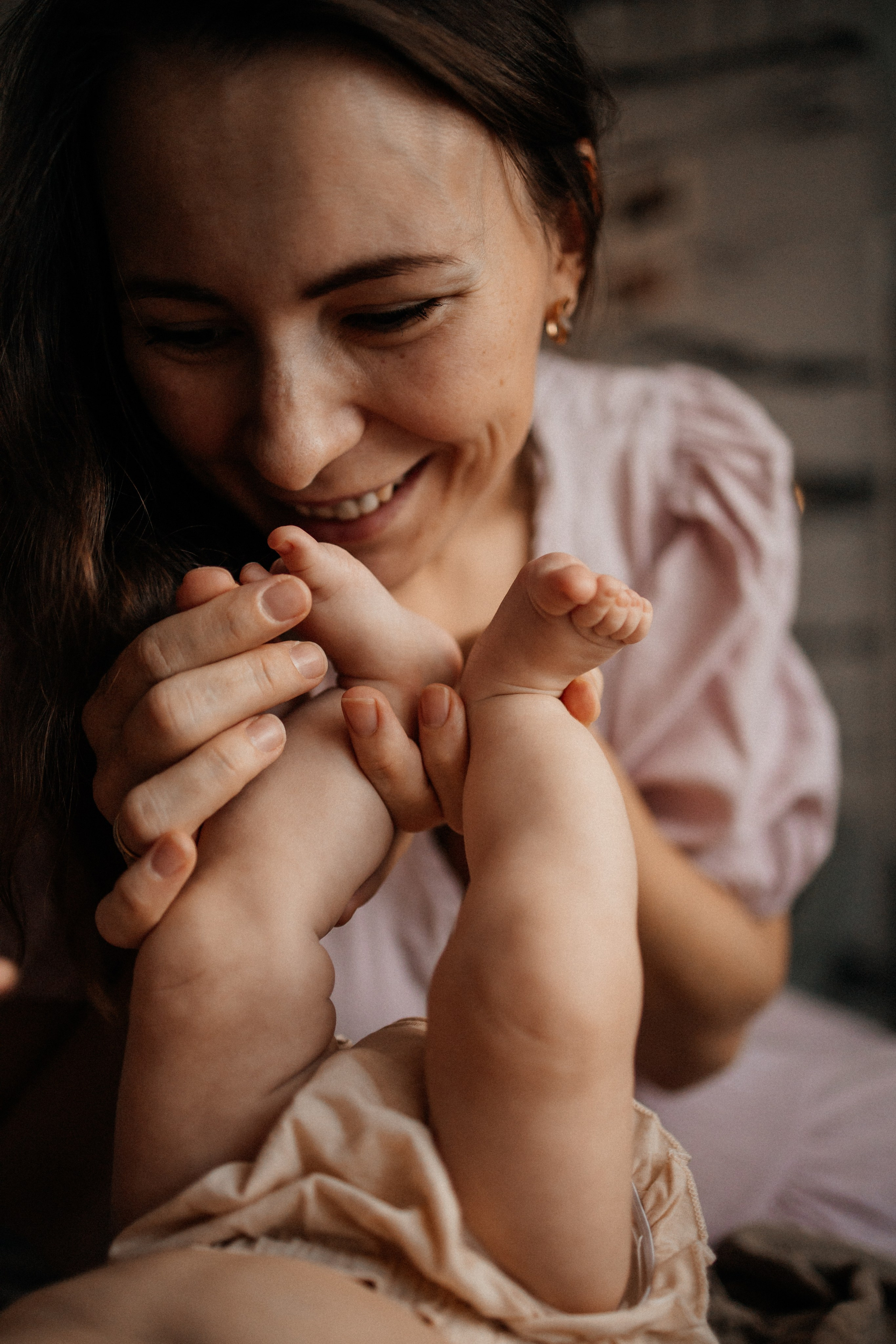 Юлия, Лиля и малышка Яся. Фотограф Алия Танцыкужина