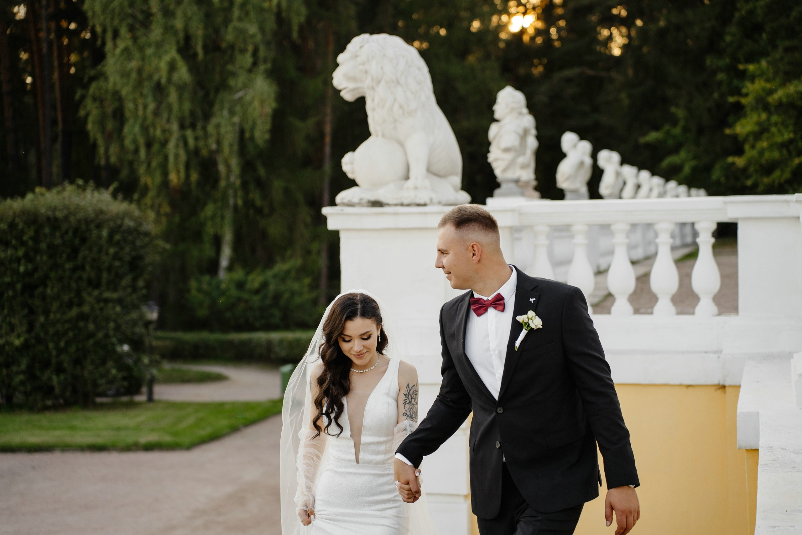 Свадьба в усадьбе Архангельское. Свадебный и семейный фотограф в Москве Светлана Зоткина