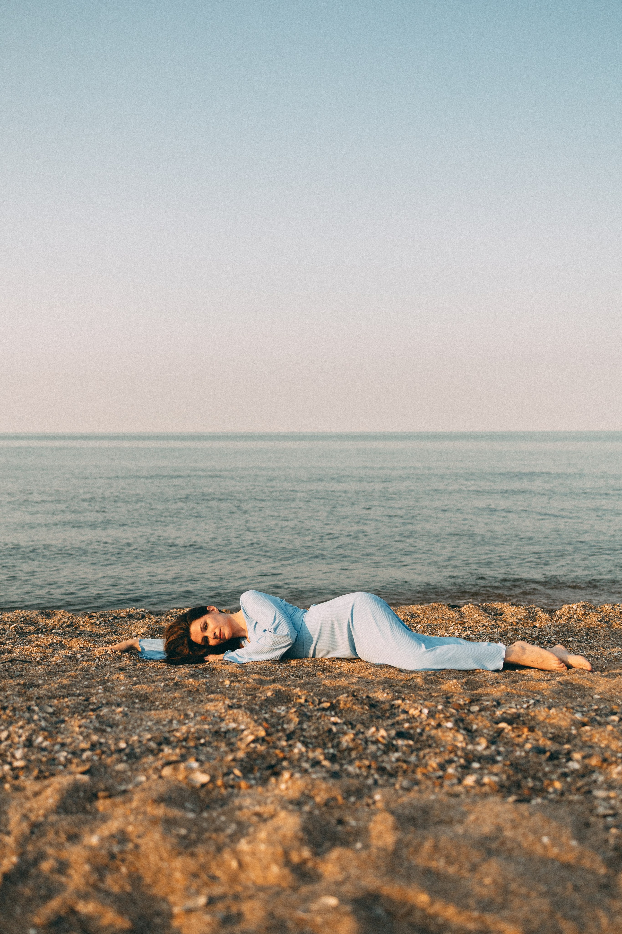 Закат на море. Фотограф в Дагестане Кира Молькова