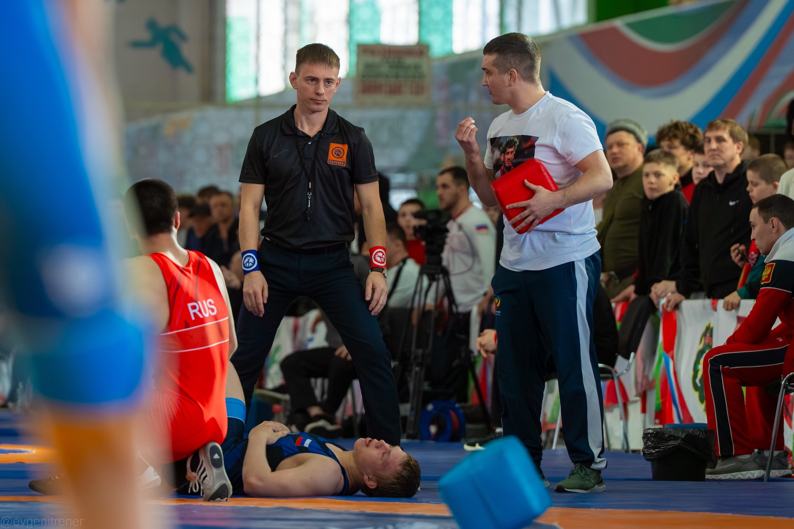 Всероссийский турнир по «Вольной борьбе». M-7 OPEN-14. Дневная часть. г. Нижнекамск 28.03.26. Евгений | Спорт Фото в Татарстане