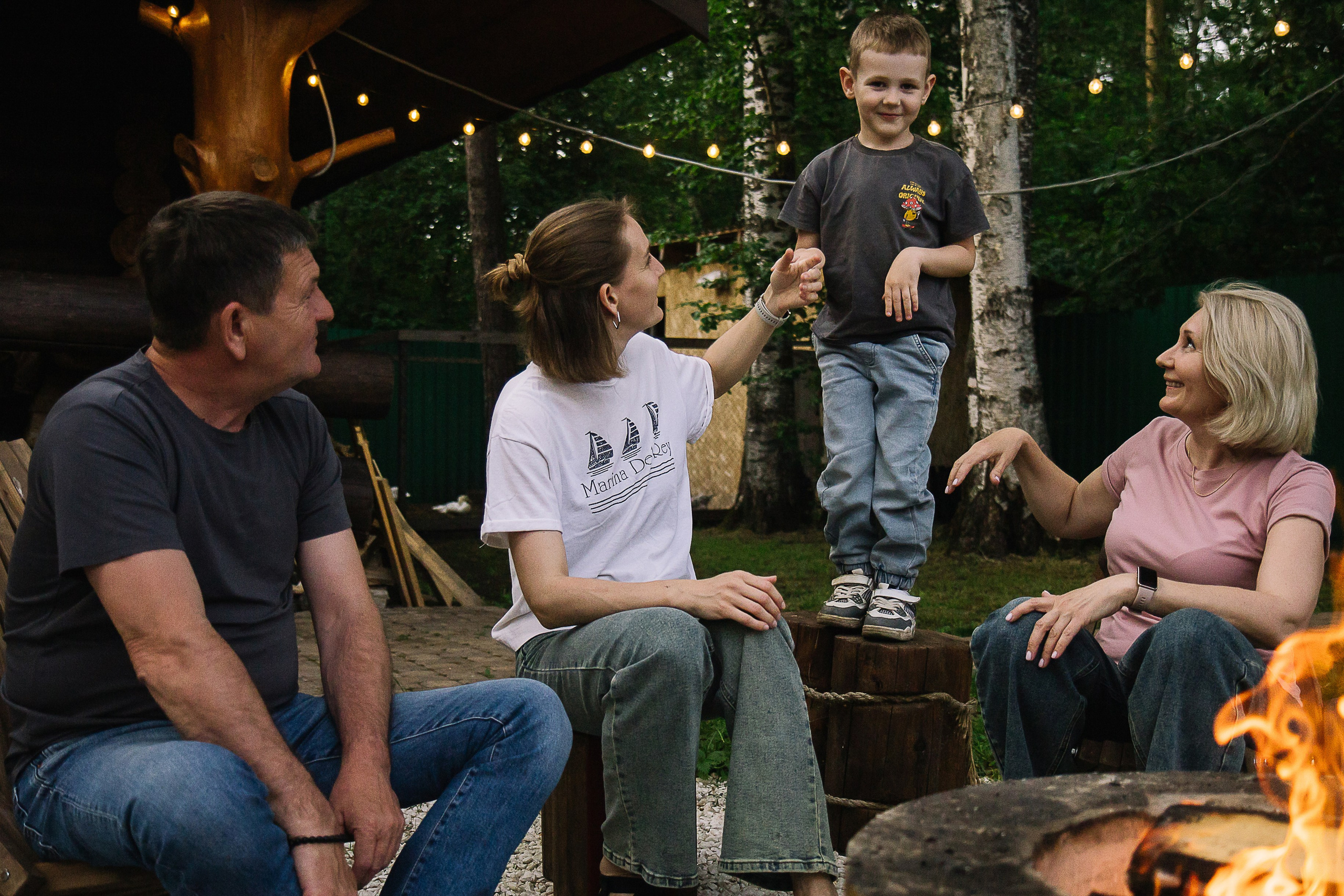 Фотосессия в летний дачный день. Семейный фотограф в Томске Максимова Екатерина