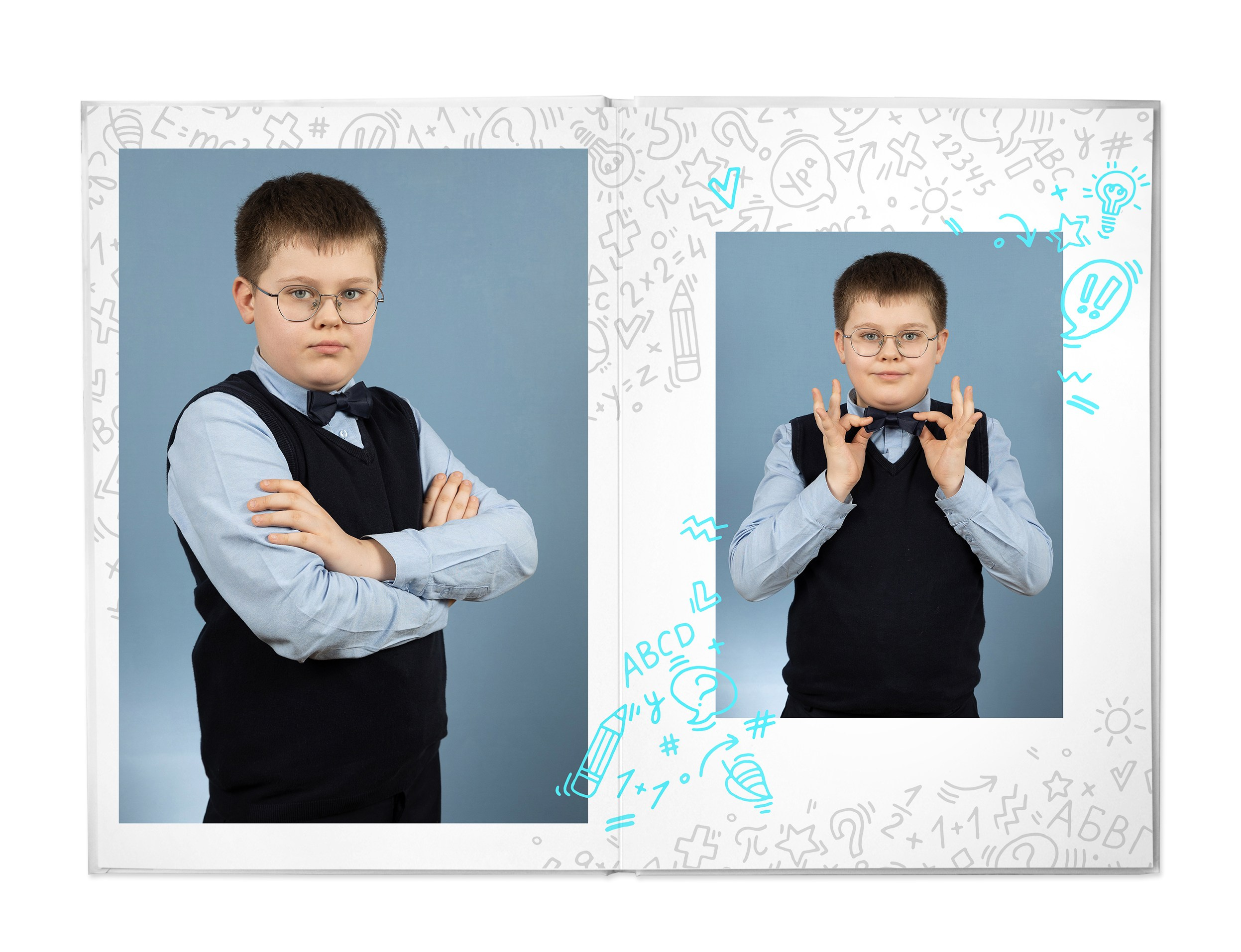 Классный (синий). Школьный и детсадовский фотограф Москва. Детский фотограф