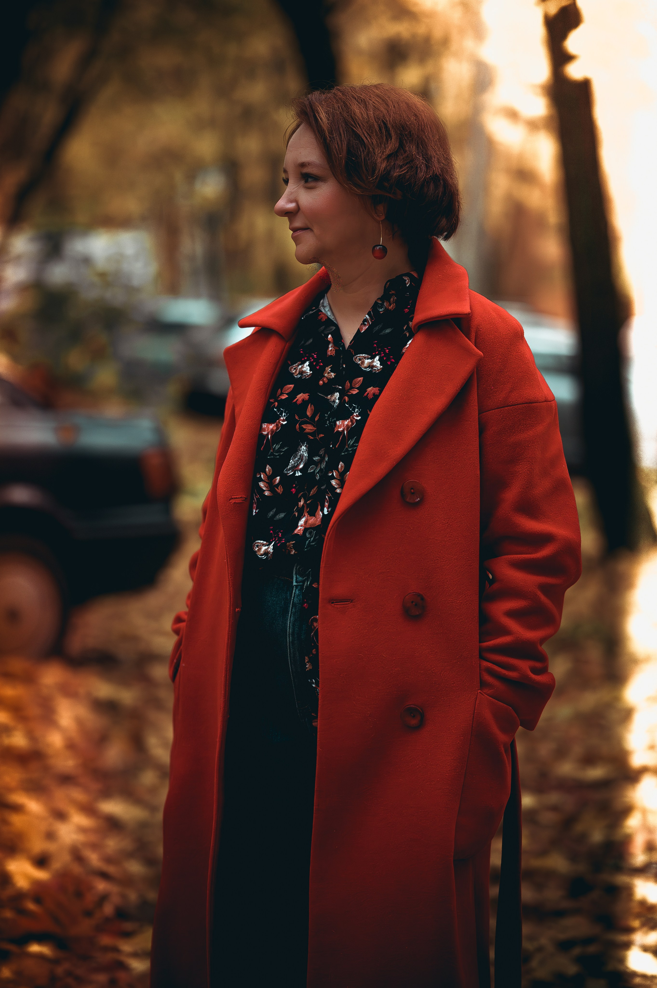 Осень, Бродский и пальто. Семейный и детский фотограф в Королеве, Москве и Московской области Строева Анастасия