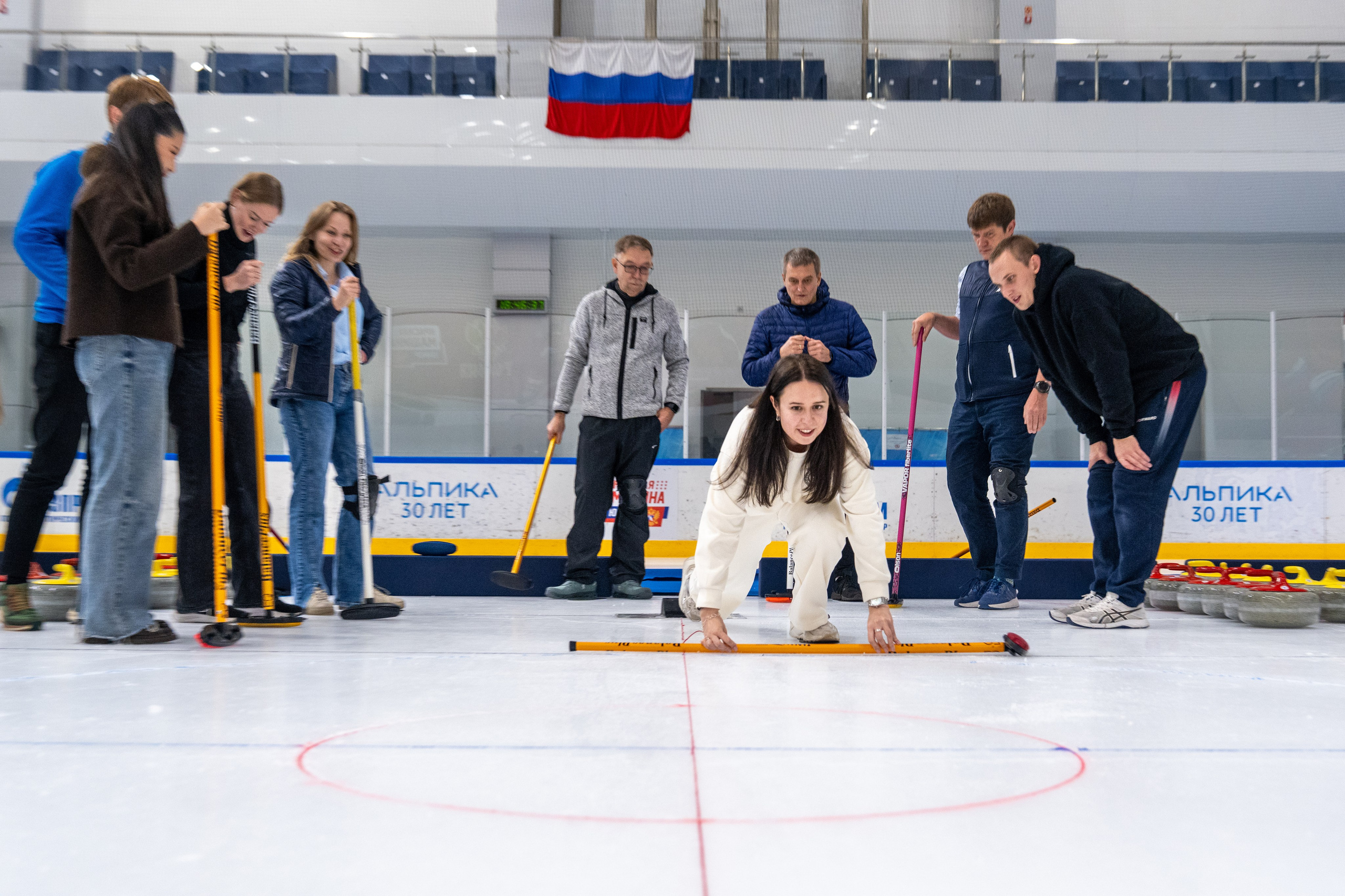 Керлинг для компании Р-Фарм. Репортажный фотограф в Красной Поляне и Сочи Павлюченко Екатерина