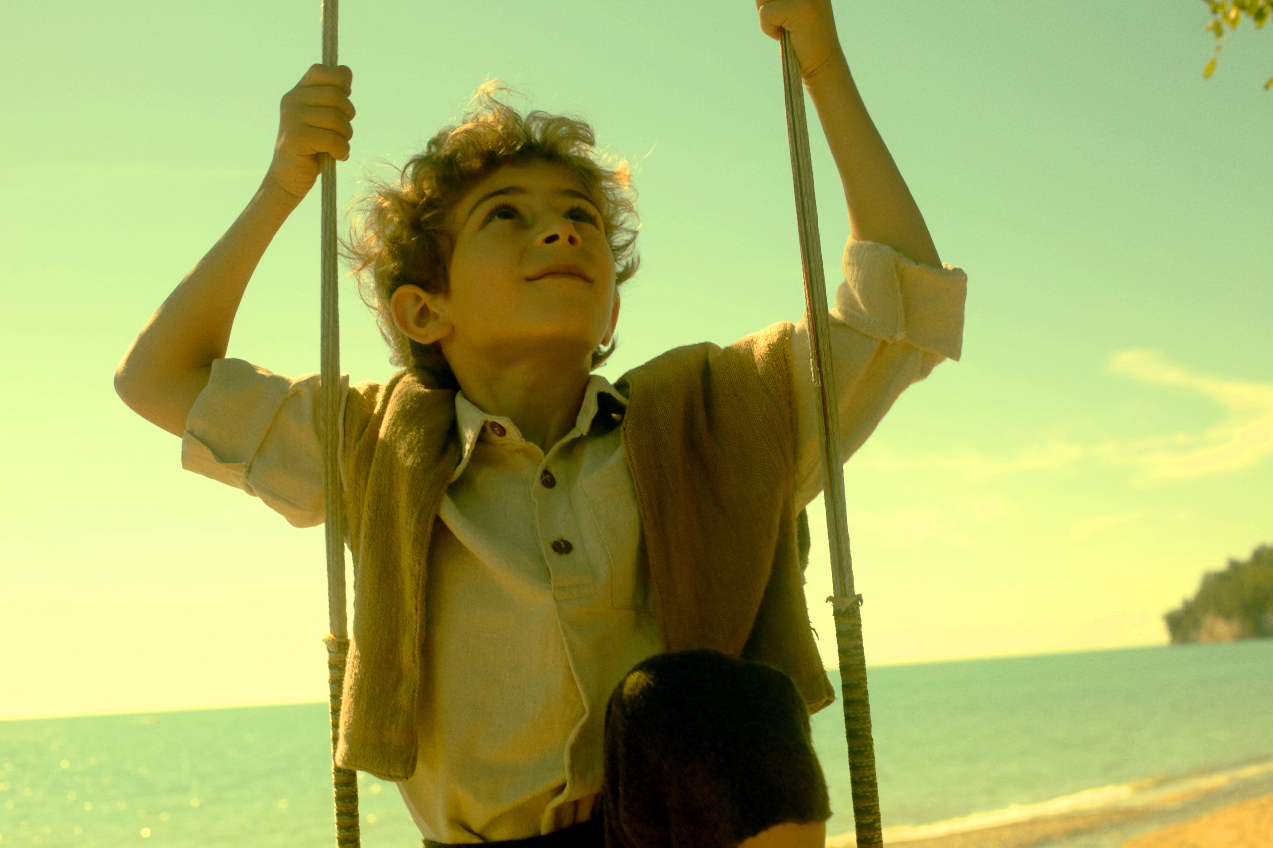 Кинематографическая съемка. Старик и дети. Ekaterina Beridze