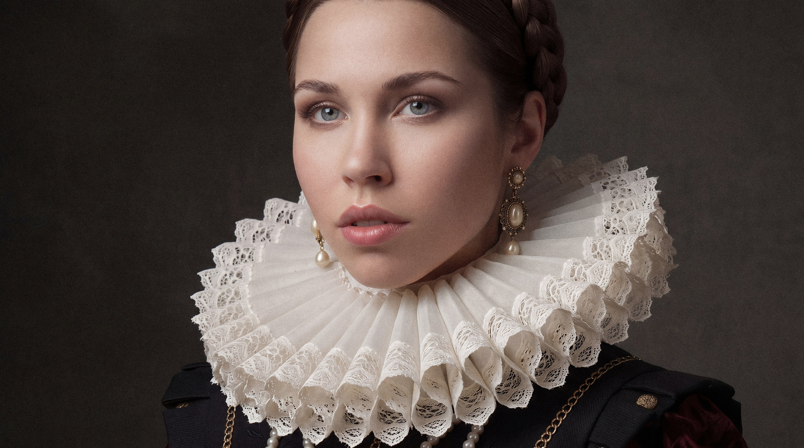 Аристократический женский портрет — художественная фотосессия в стиле Возрождения, Санкт-Петербург. Сергей Горшенин, фотограф в Санкт-Петербурге