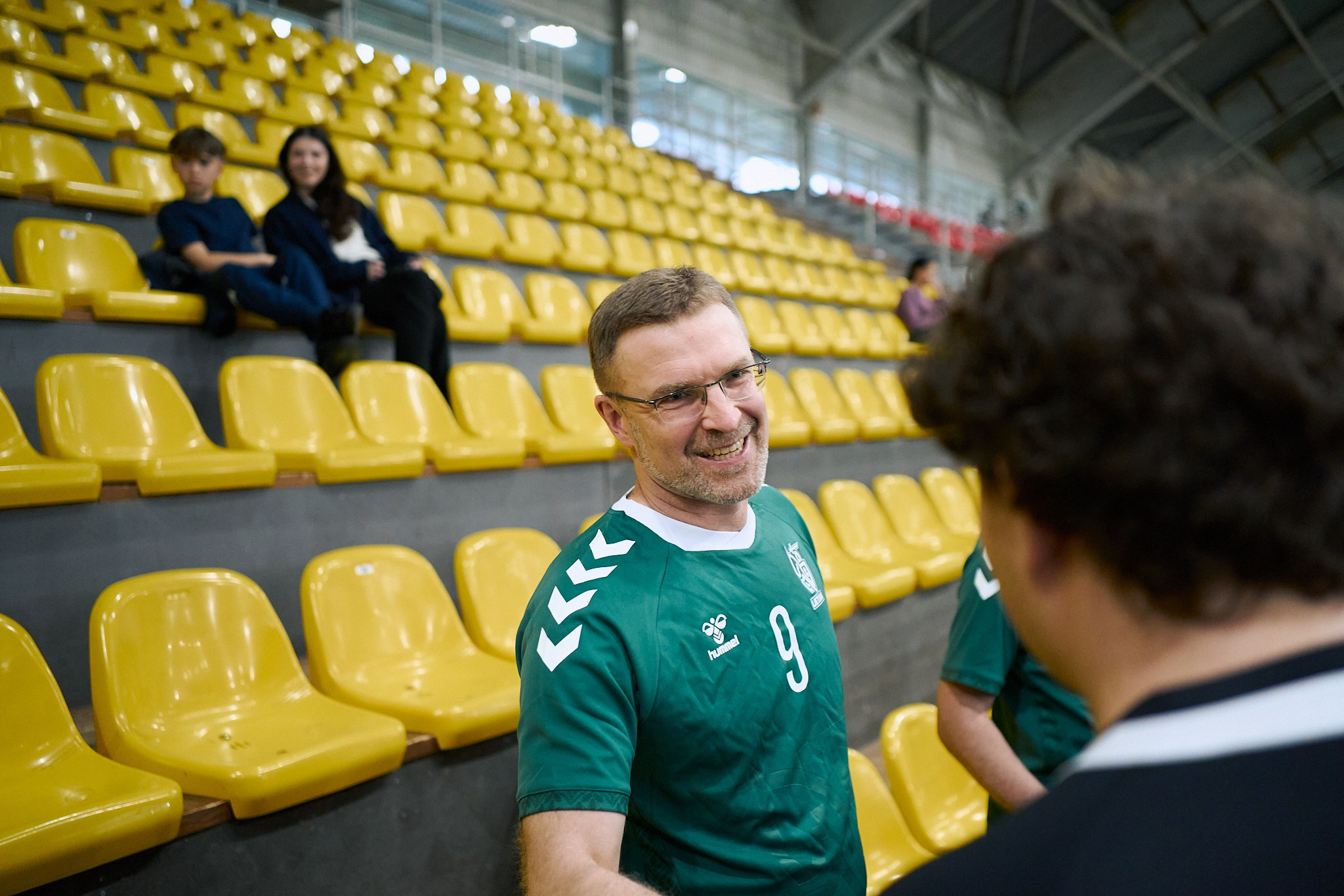 Friendly football match: Seimas of the Republic of Lithuania vs. Sviatlana Tsikhanouskaya’s Office. Photographer in Vilnius