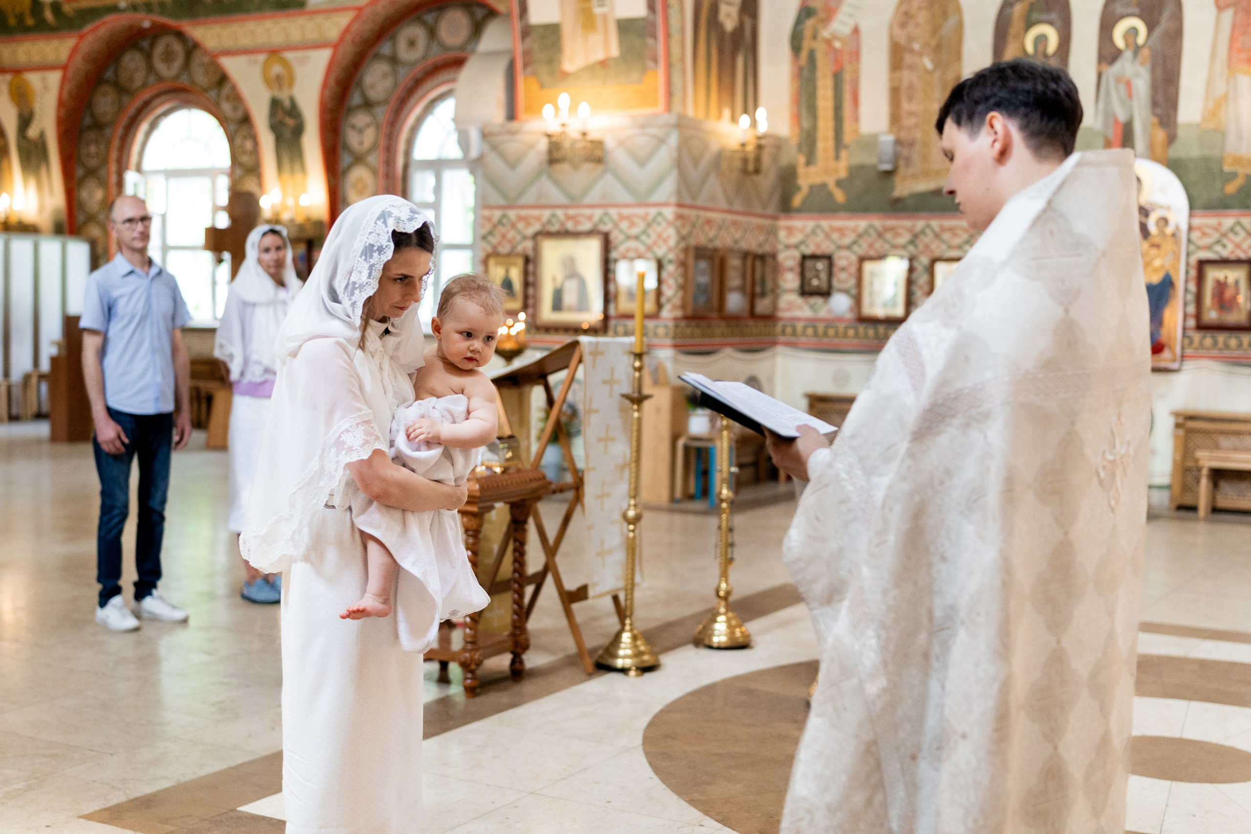 Крещение Евангелины. Уникальный фотограф на крещение и венчание. Москва