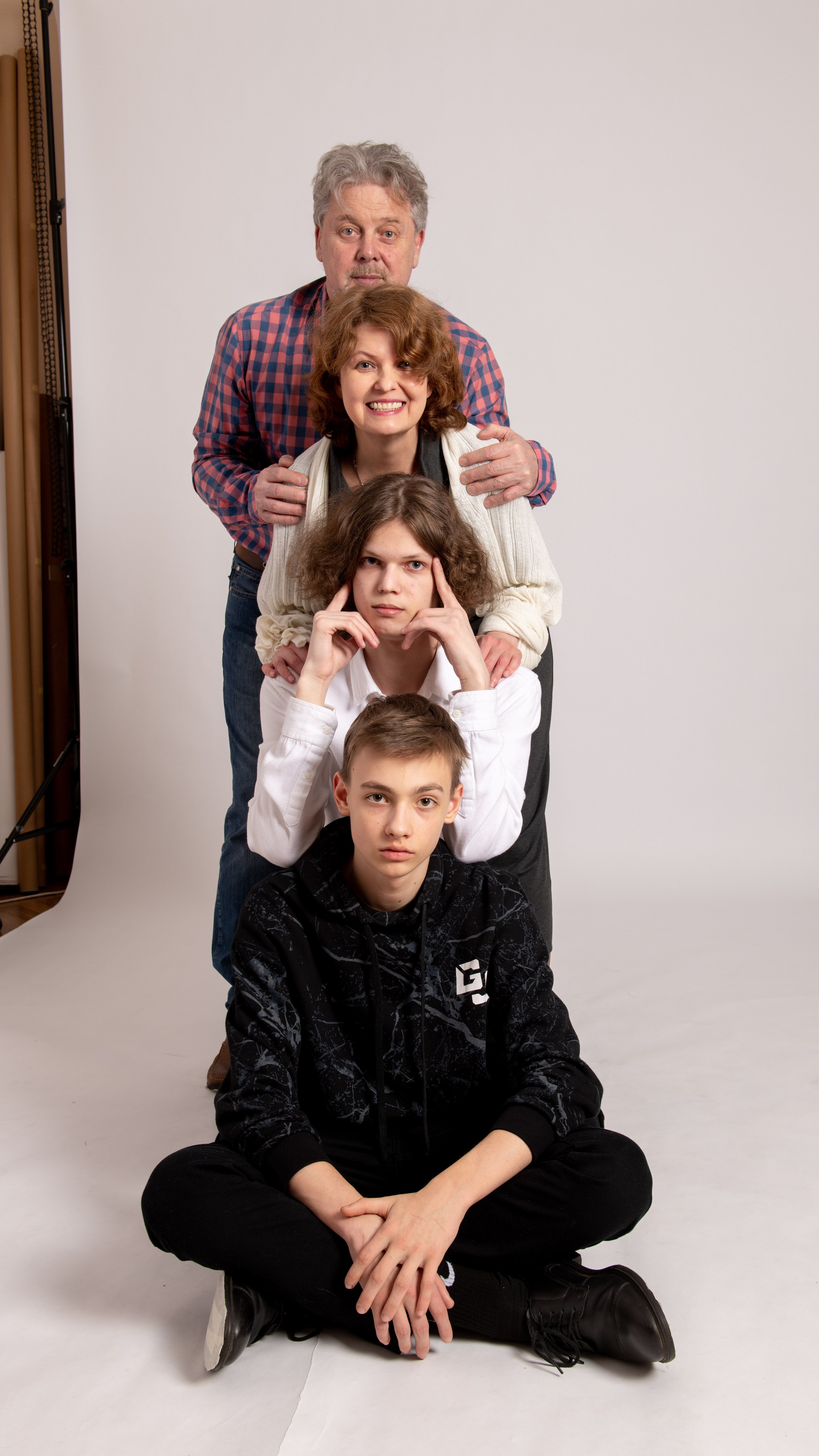 Семейные портреты Ирины и Владимира с детьми. Фотосессия беременности — Крылова Натали — Москва