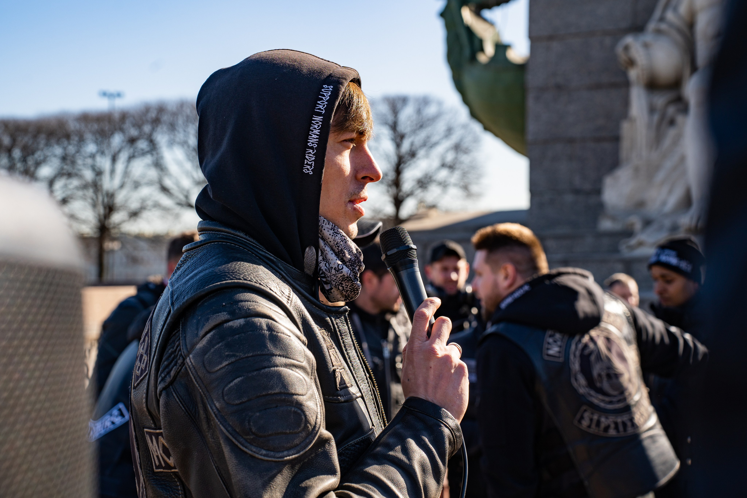 Весенний прохват мотоклуба Normans Riders MC. Концертный и репортажный фотограф в Санкт-Петербурге Слава Пахомов