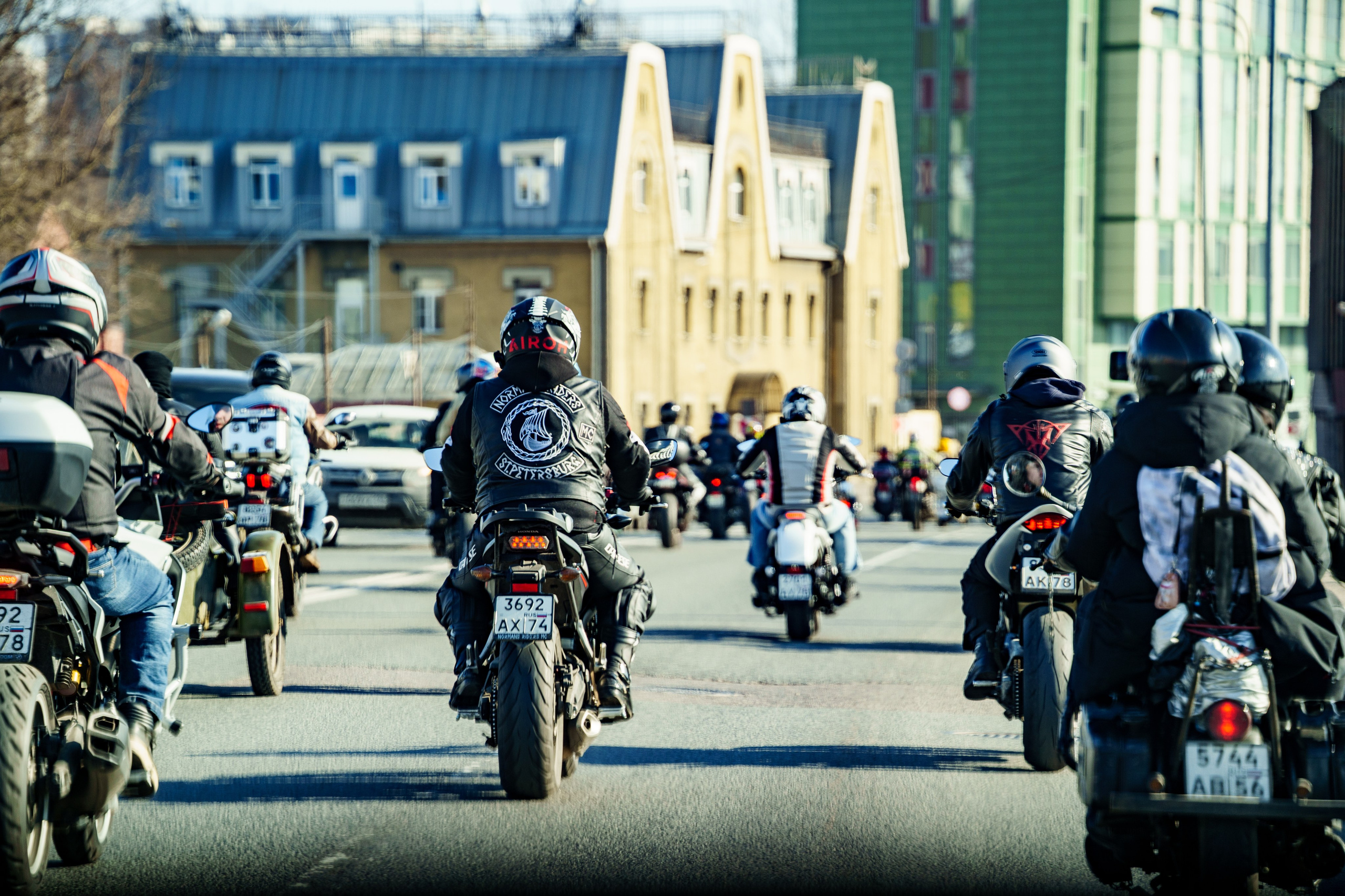 Прохват мотоклуба Norman Riders ч.1. Концертный и репортажный фотограф в Санкт-Петербурге Слава Пахомов