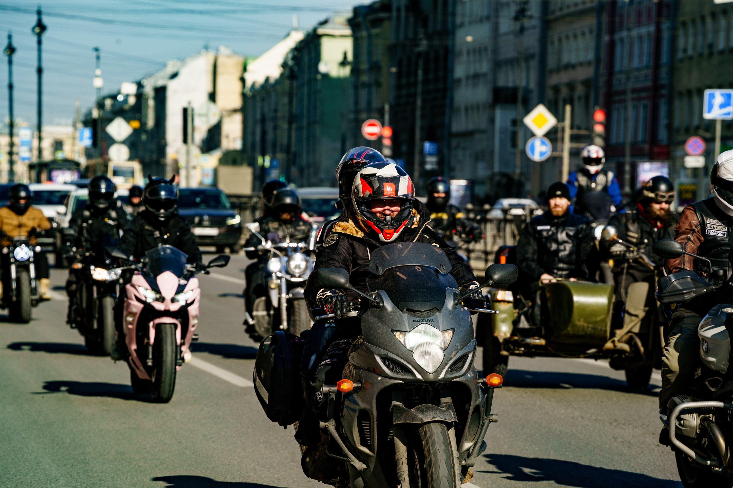 Прохват мотоклуба Norman Riders ч.1. Концертный и репортажный фотограф в Санкт-Петербурге Слава Пахомов