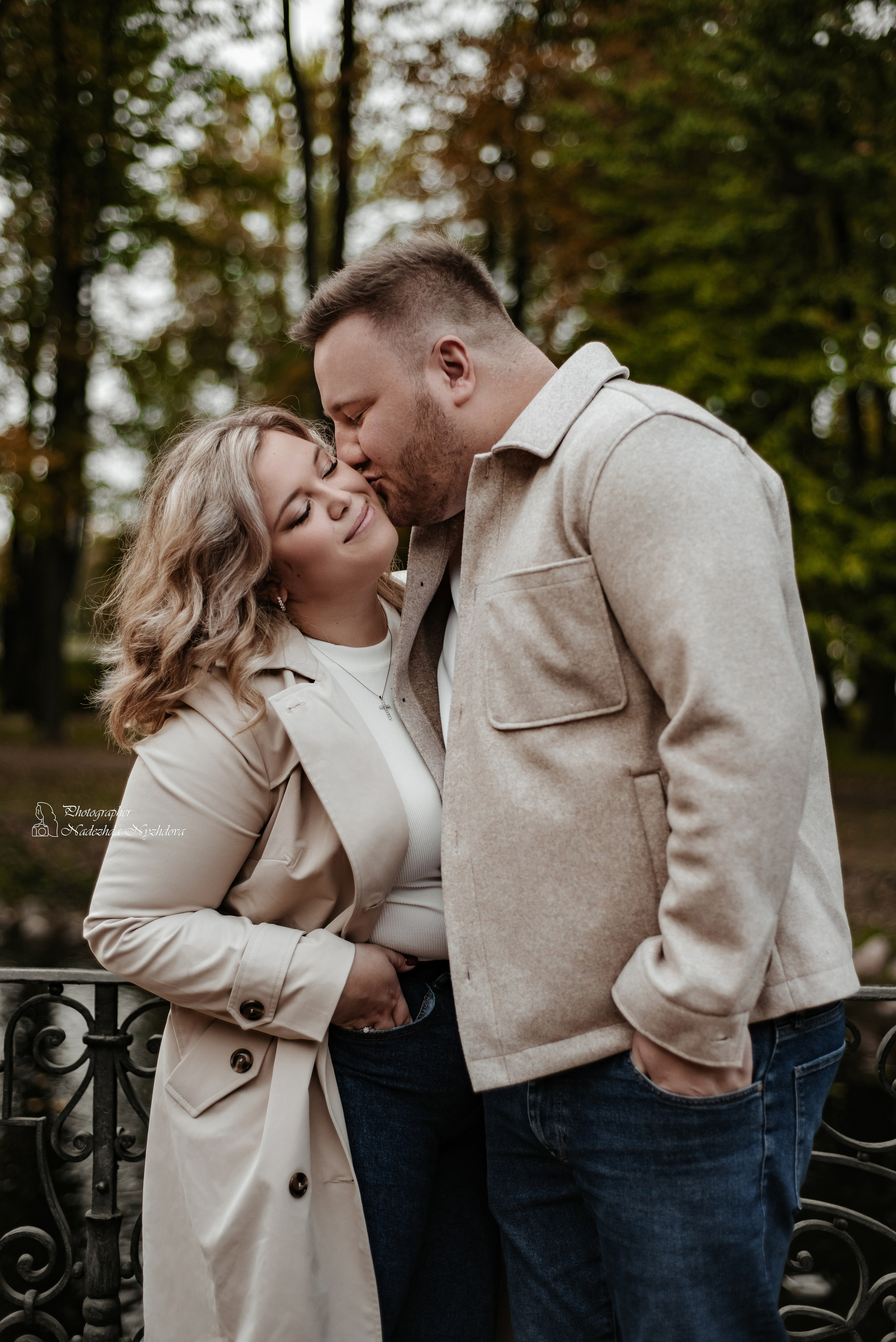 Осенняя прогулка с Каролиной, Владиславом и Асти ♡. Свадебный фотограф в Санкт-Петербурге Надежда Нуждова