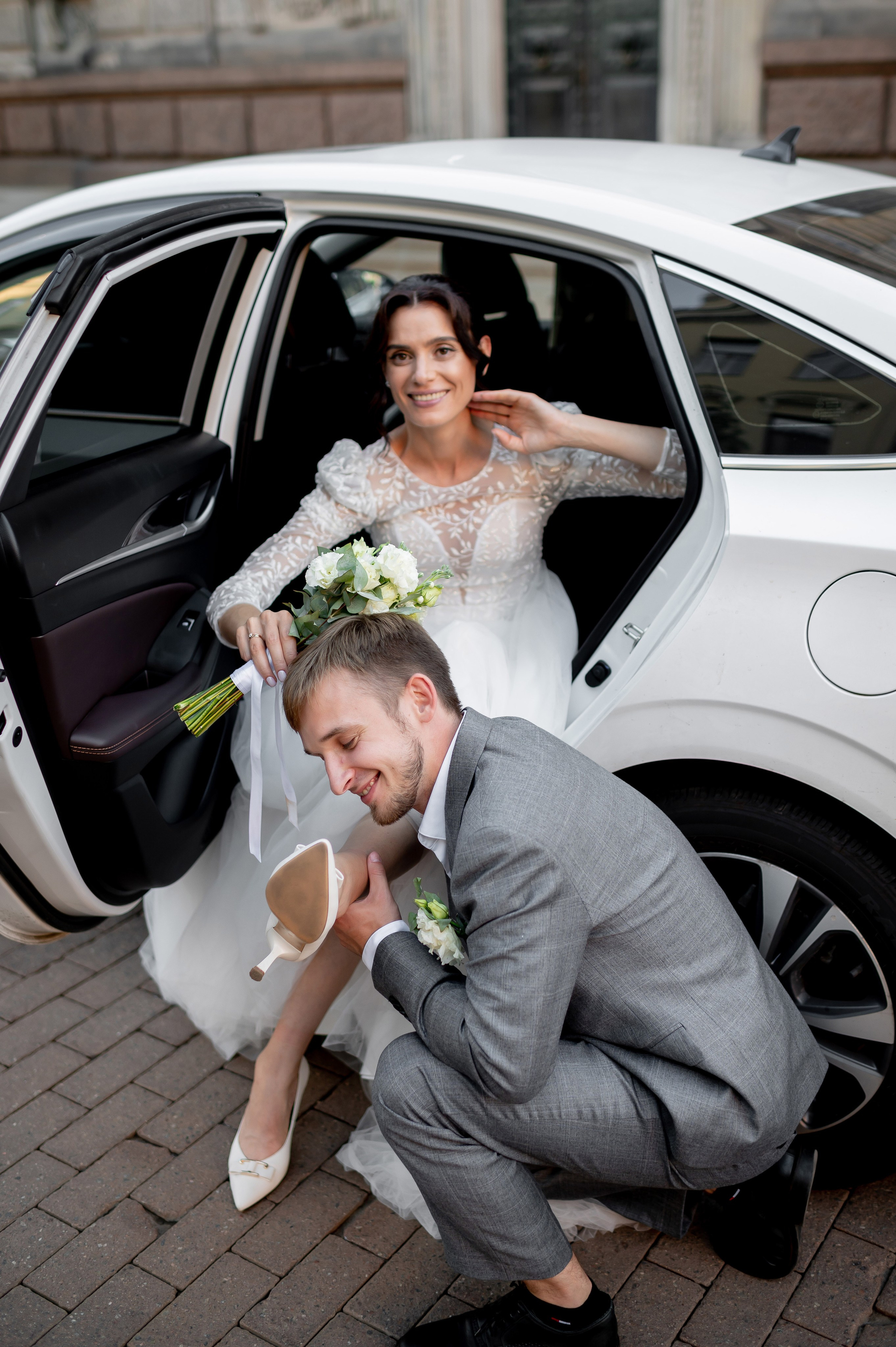 Кирилл и Анжела (круассаны, кофе и фотосессия в Летнем саду). Портретный, семейный и свадебный фотограф в Санкт-Петербурге и в Пушкине Ширяев Денис