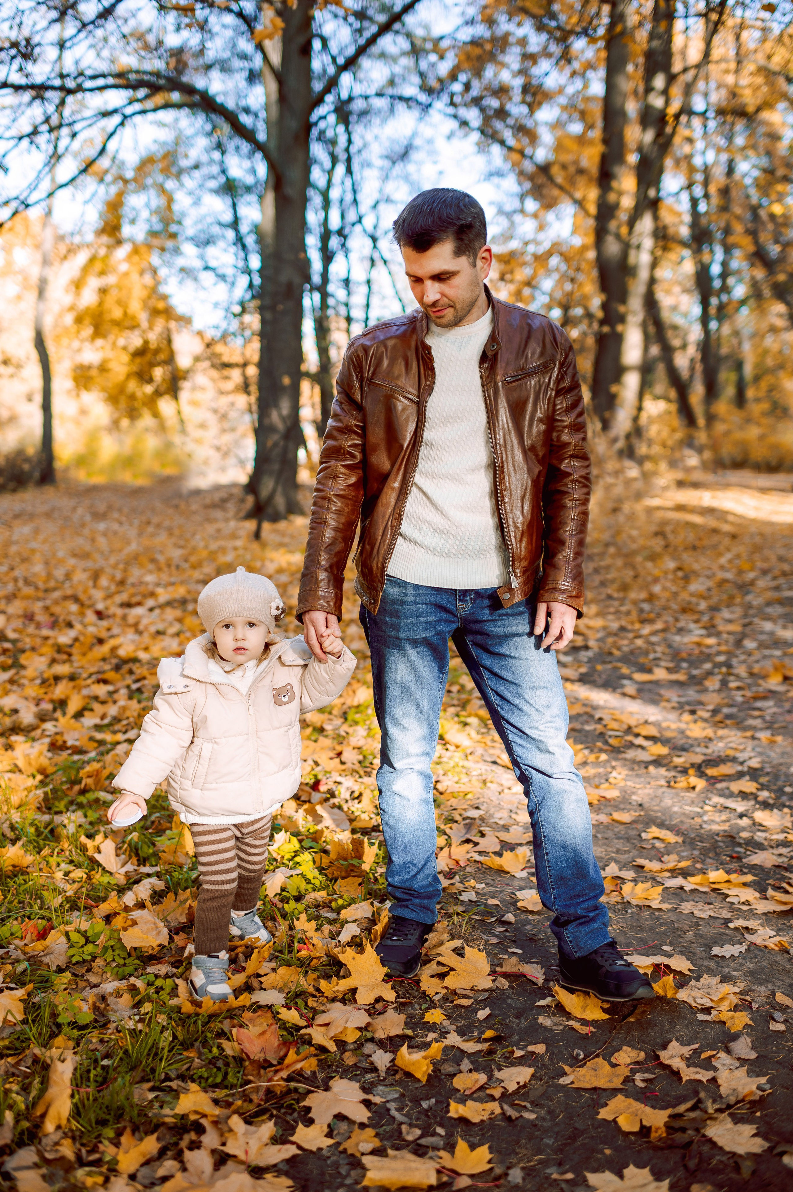 Осенняя семейная прогулка. Портретный, семейный и свадебный фотограф в Санкт-Петербурге и в Пушкине Ширяев Денис