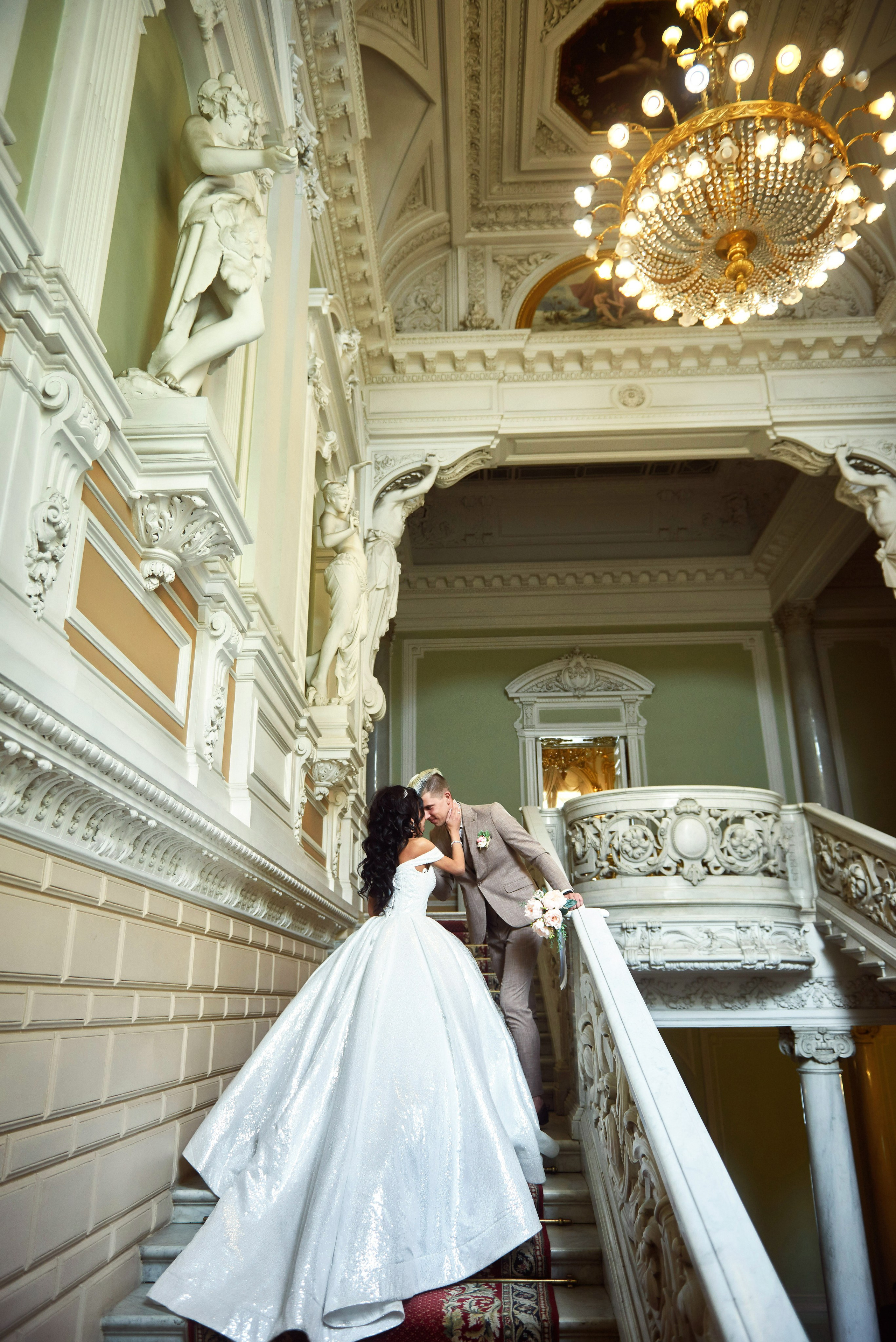 Михаил и Анна (Первый Дворец Бракосочетания России на Английской набережной 28). Портретный, семейный и свадебный фотограф в Санкт-Петербурге и в Пушкине Ширяев Денис