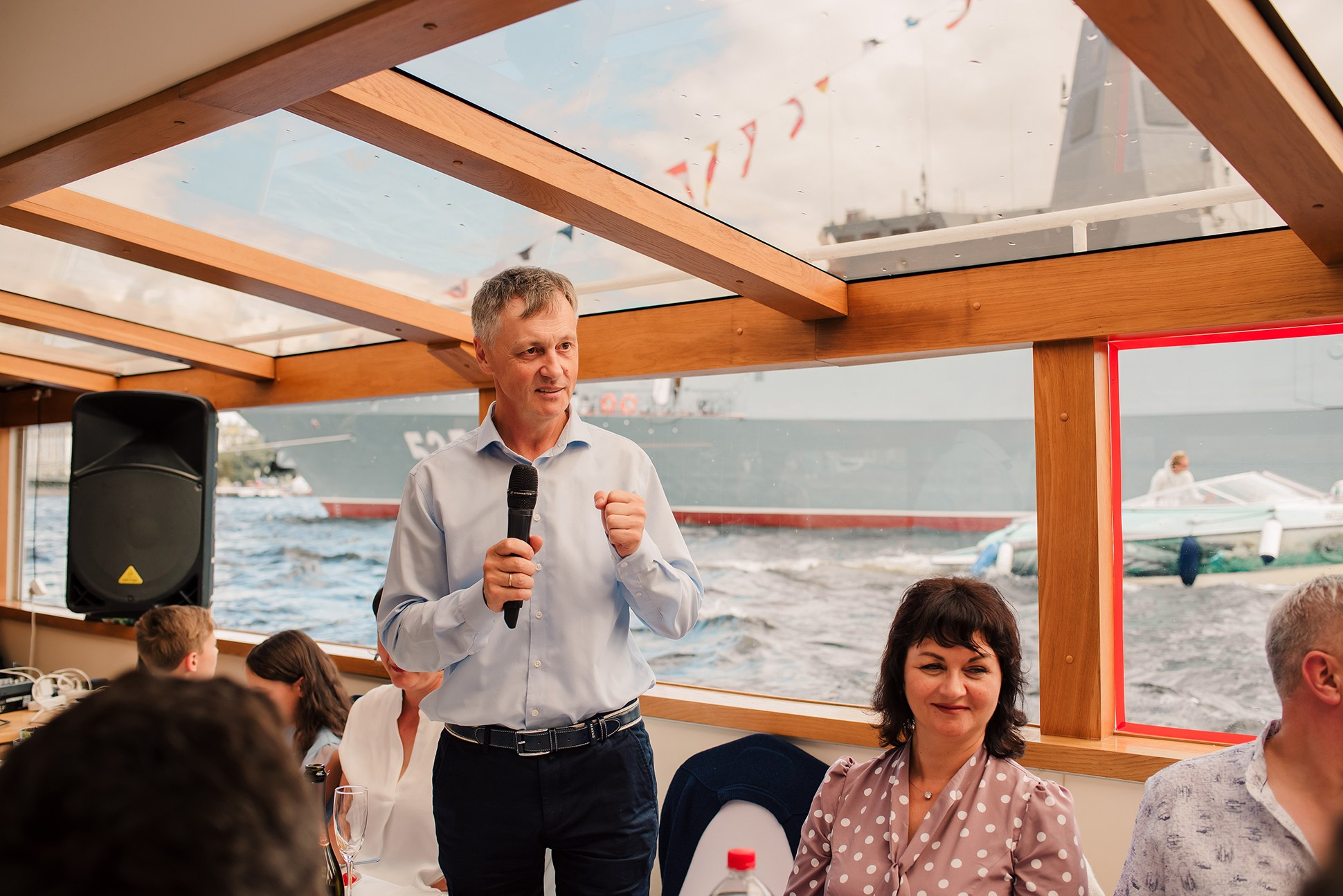 Юля и Андрей. Банкет на воде. Семейный и Свадебный фотограф. Санкт-Петербург. Пушкин