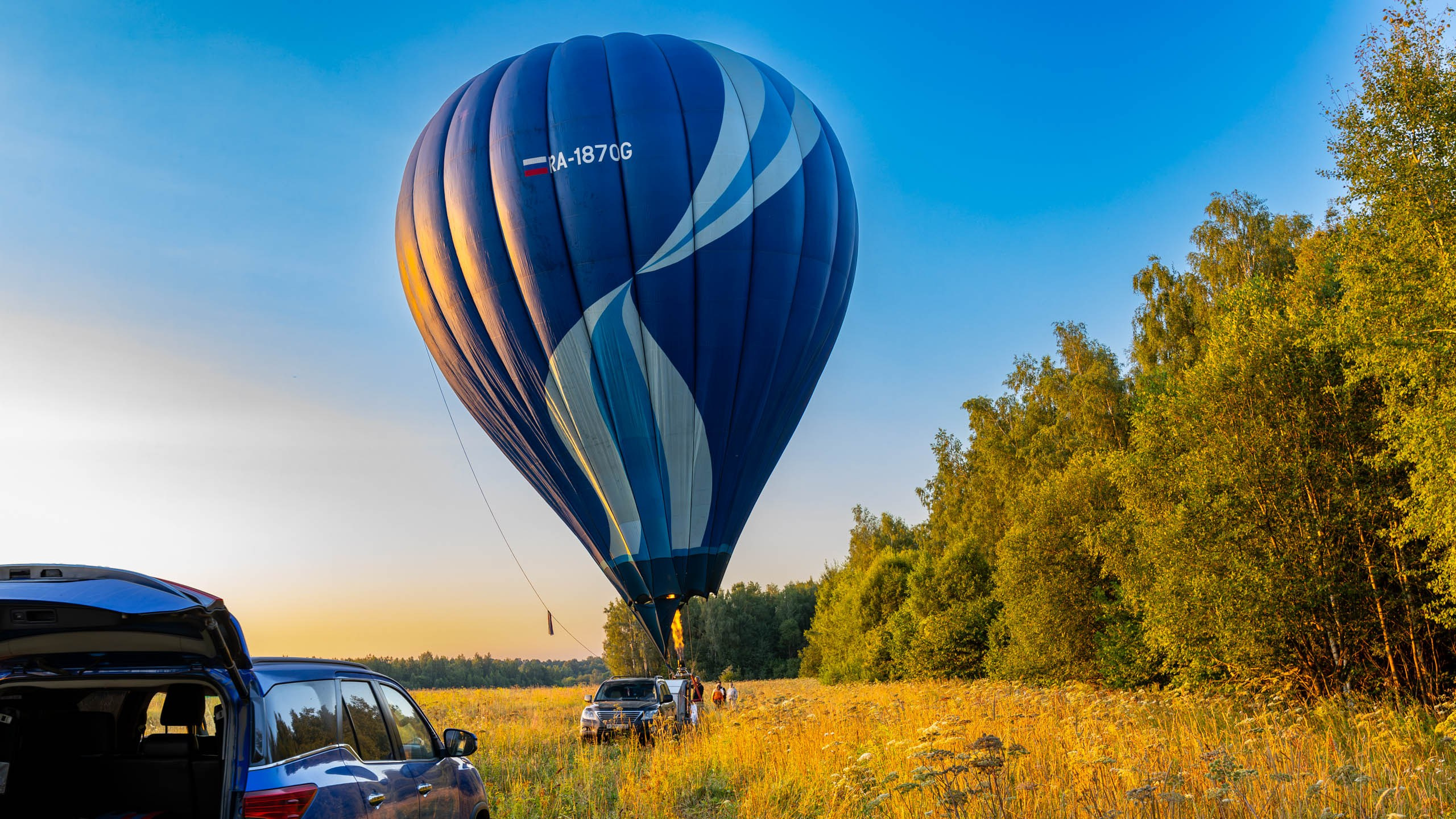 Тула, полет на воздушном шаре