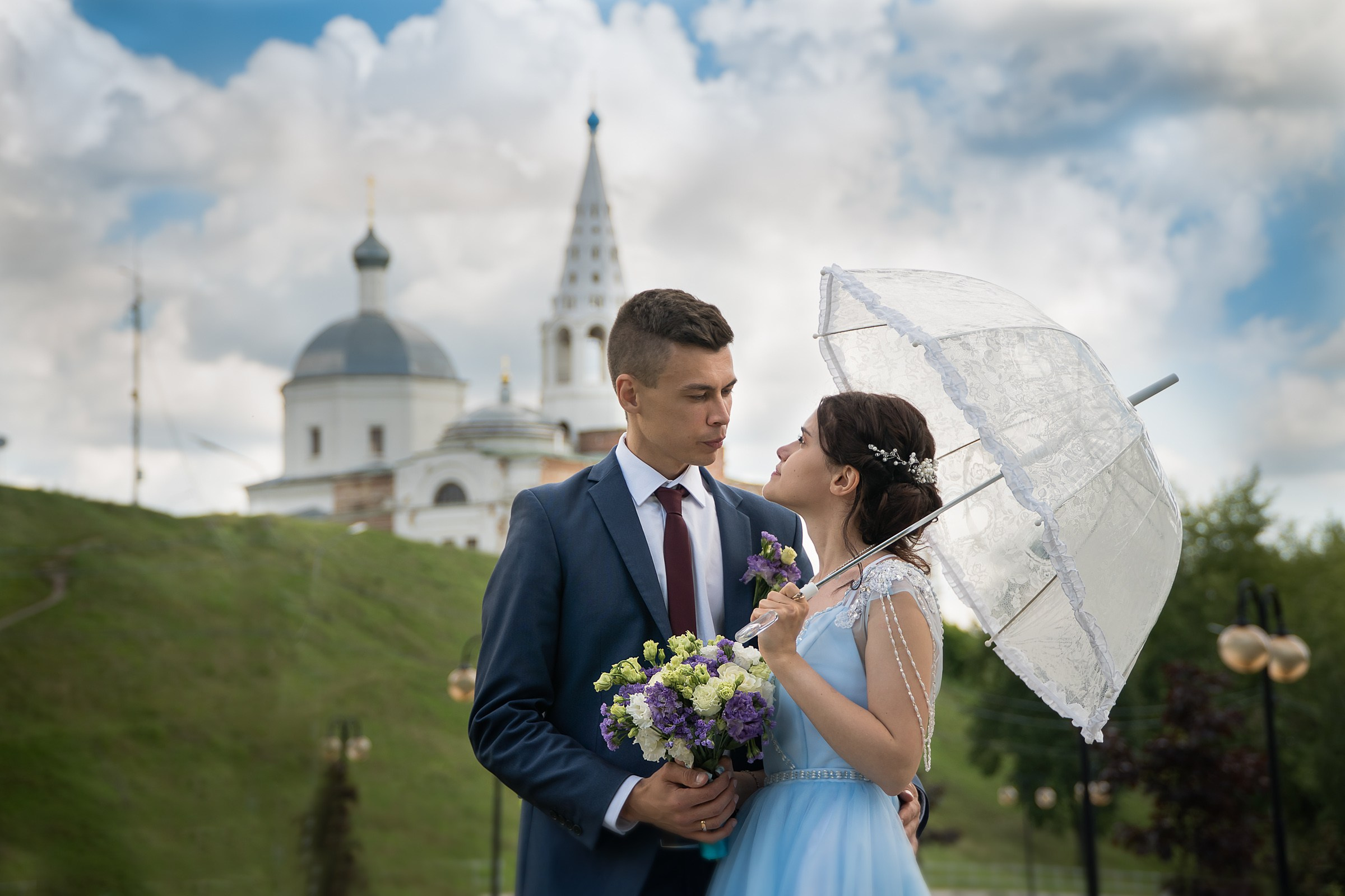 Прогулка по Серпухову. Свадебная фотосъёмка в Москве, Туле