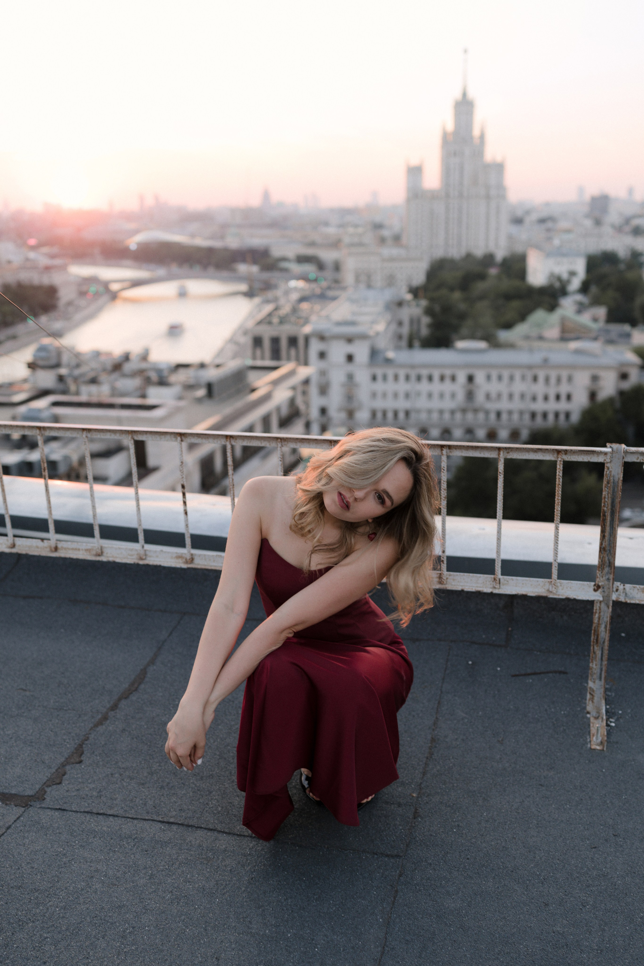 Женя Фотосессия на крыше. Фотограф в Москве Юлия Былинина